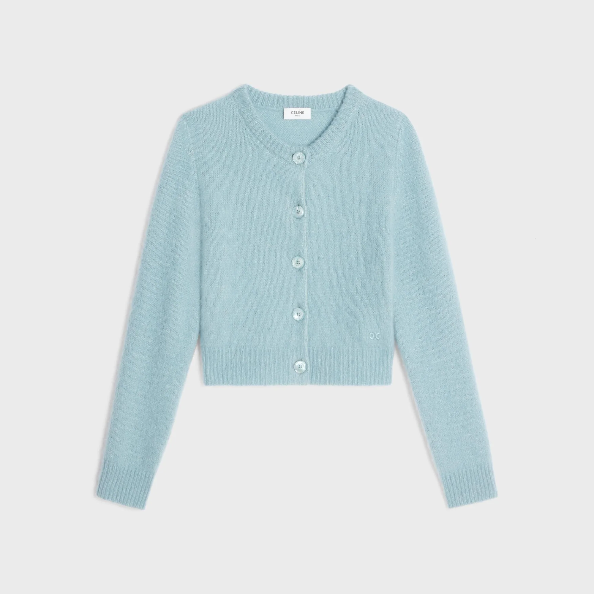 Triomphe Cardigan - Pale Blue