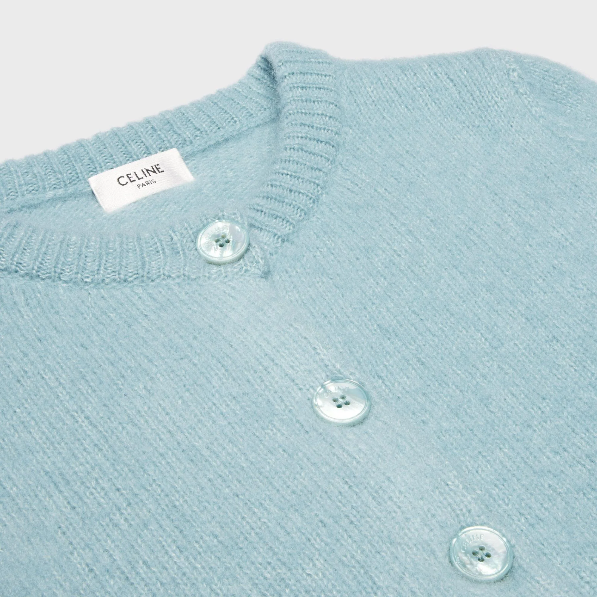 Triomphe Cardigan - Pale Blue - Image 3