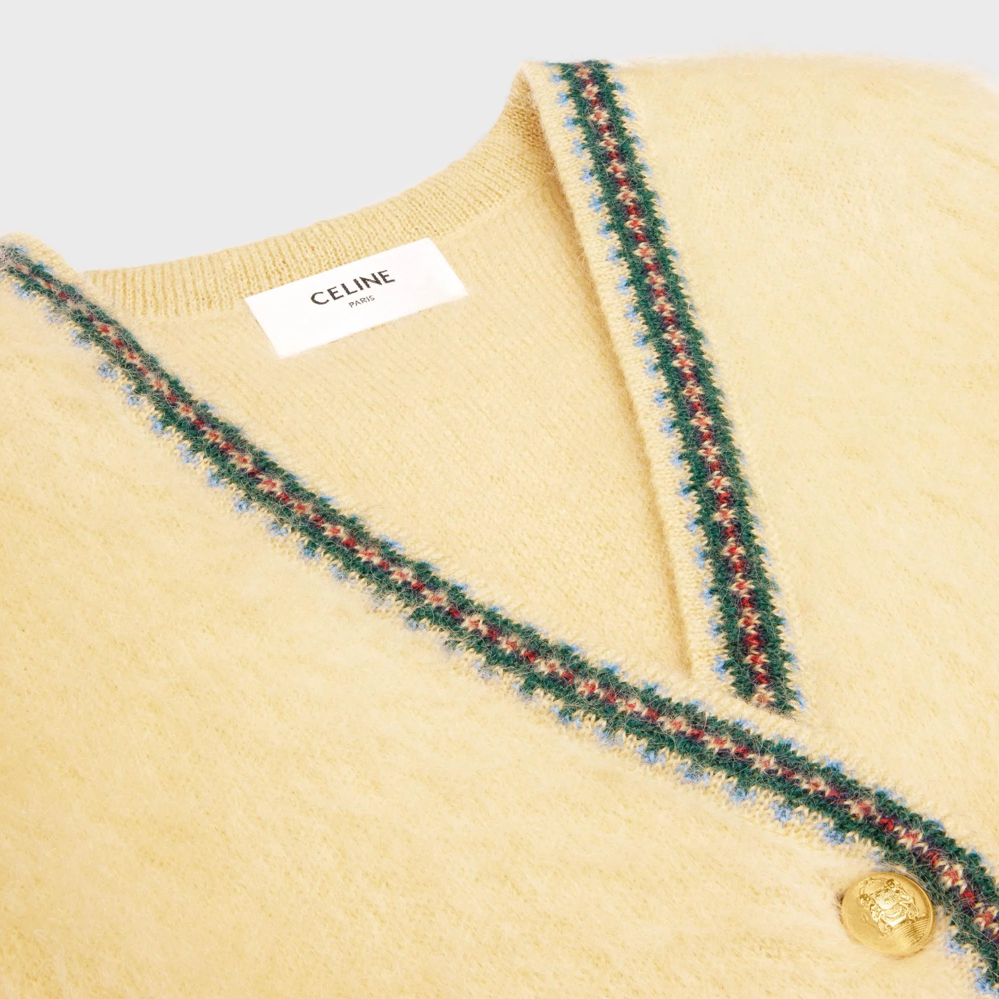 Cardigan Jacket - Pale Yellow - Image 3