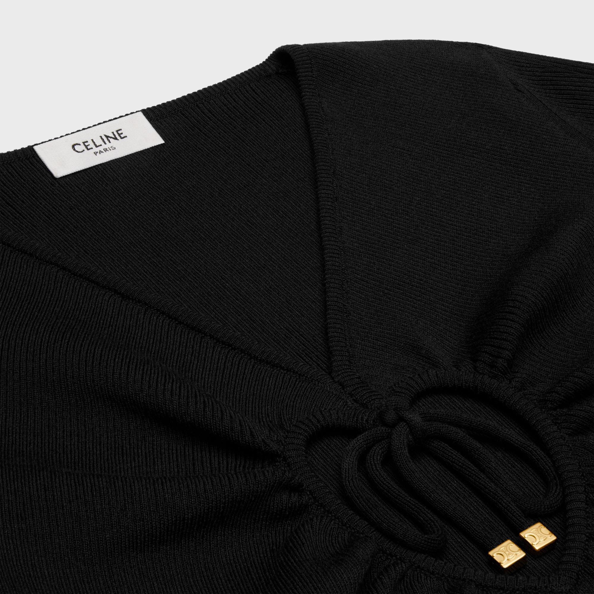 Crop Top Coeur - Black - Image 3
