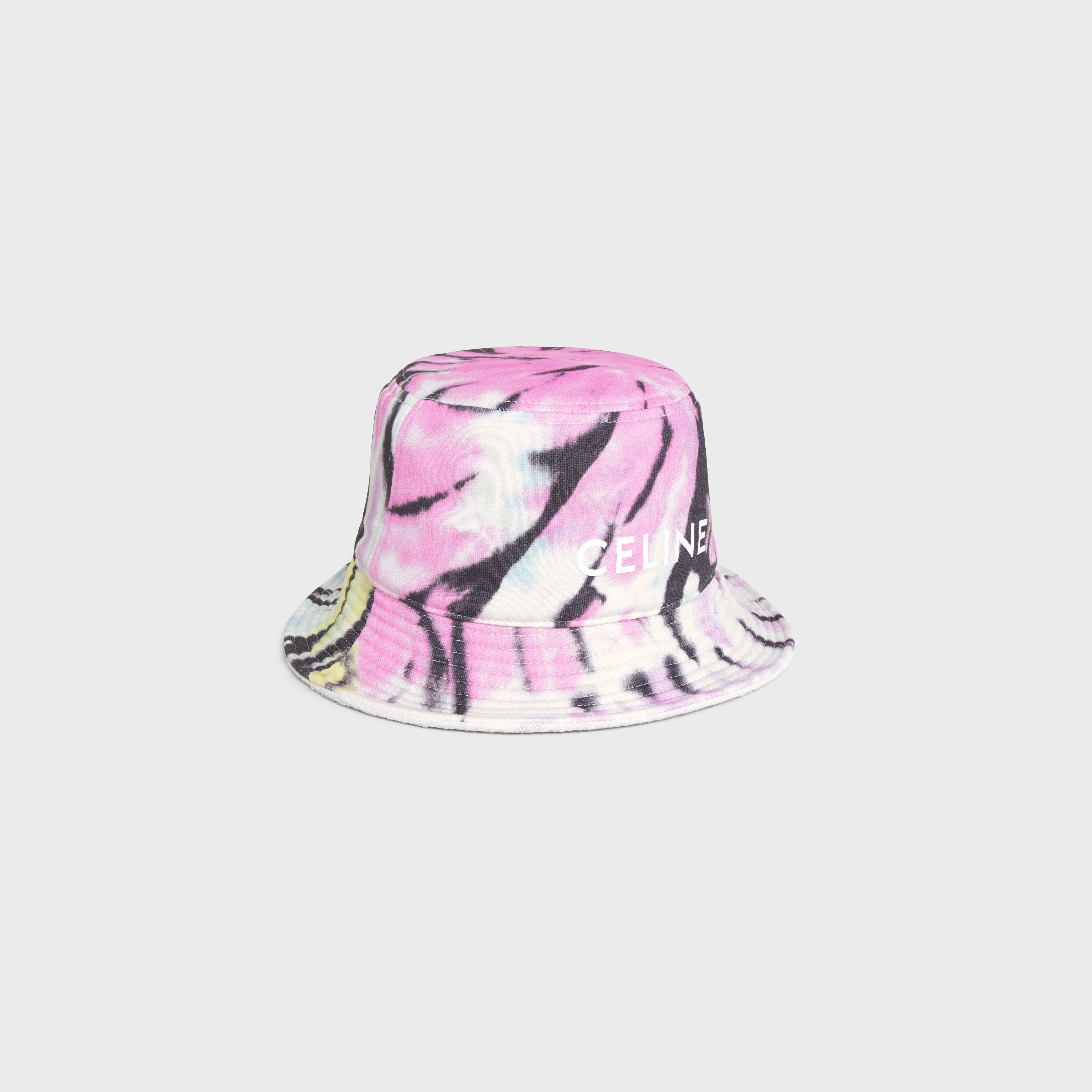 Celine Bucket Hat - Multicolor Pastel/Off White - Image 2