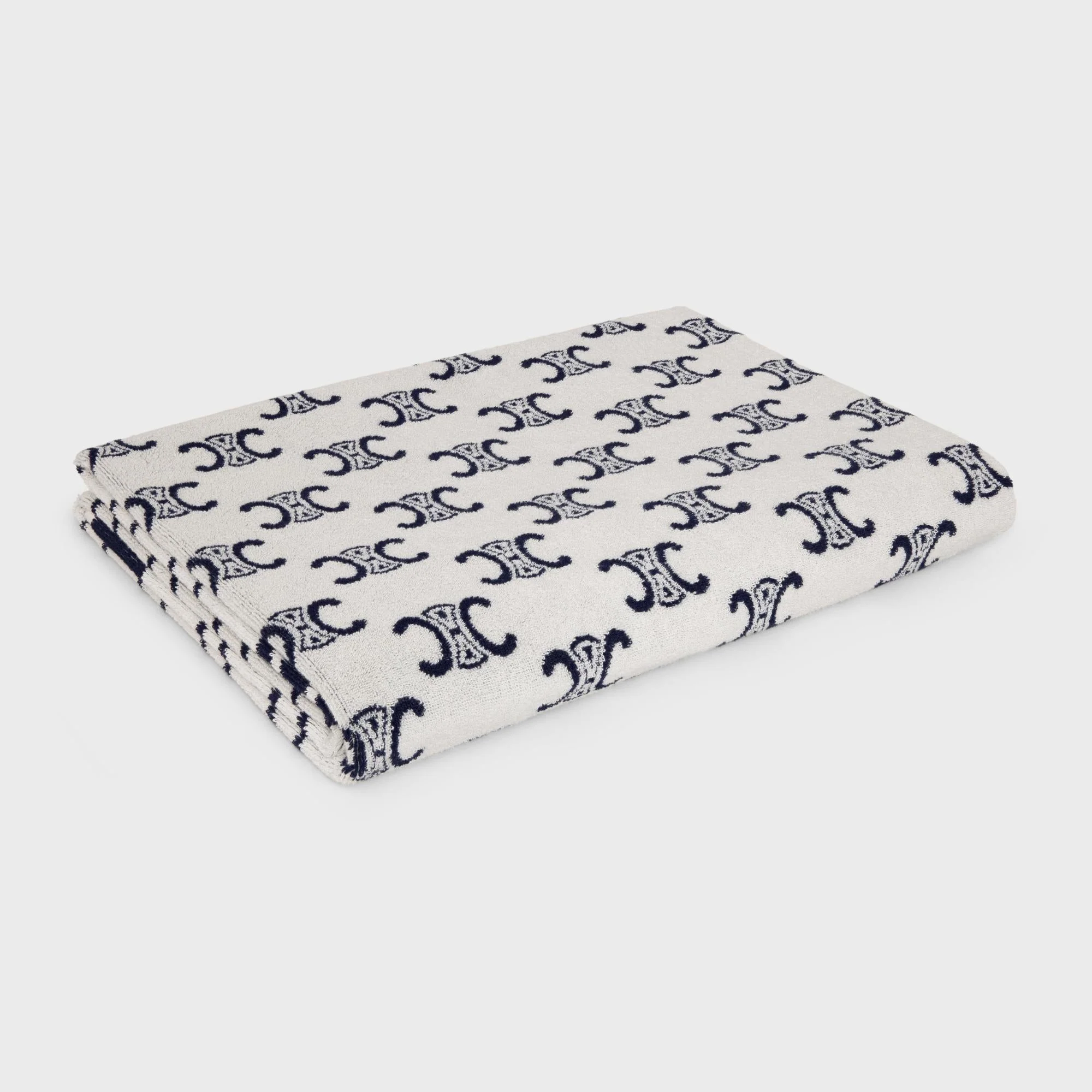 Beach Towel - Ivory/Navy - Image 6