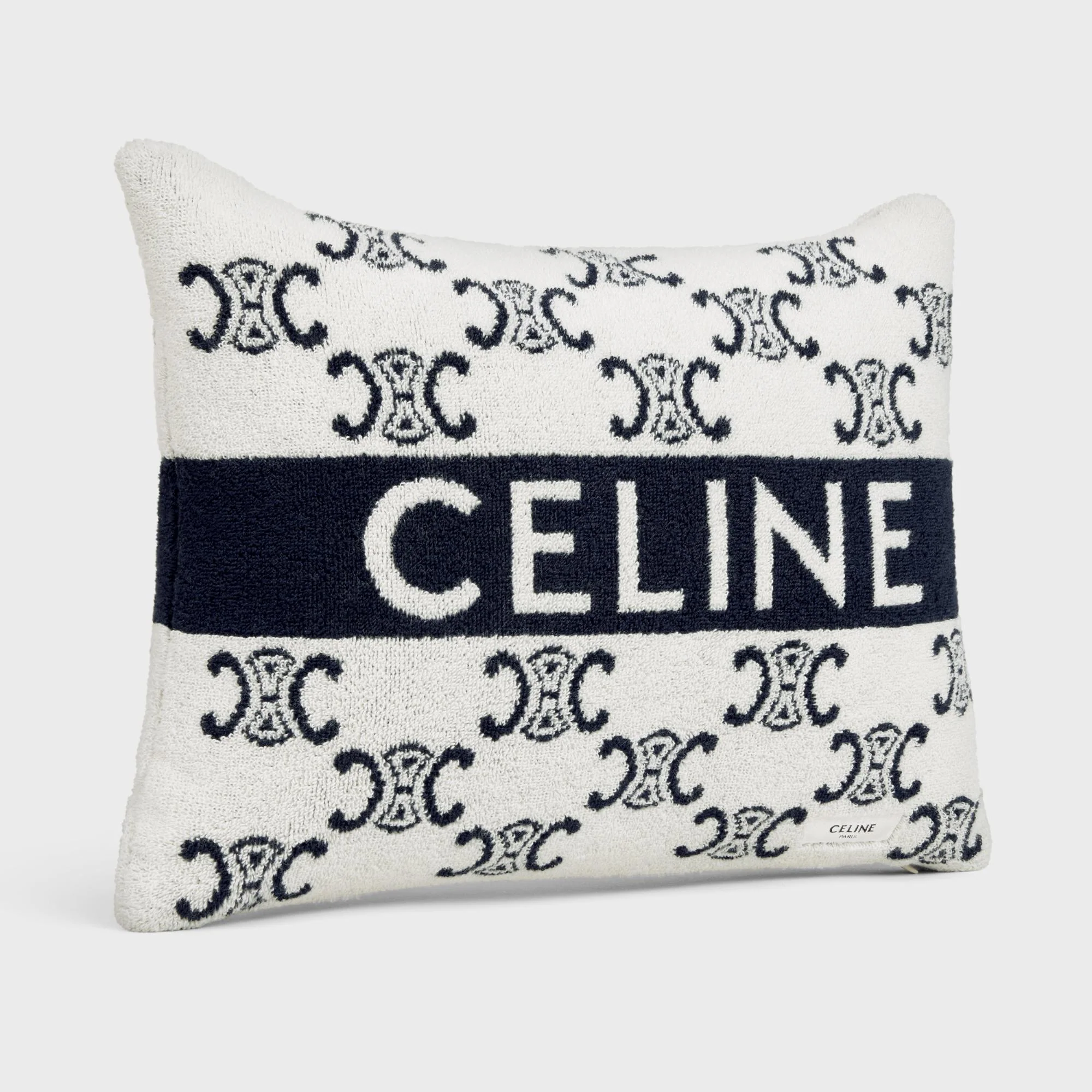 Beach Cushion - Ivory/Navy - Image 3