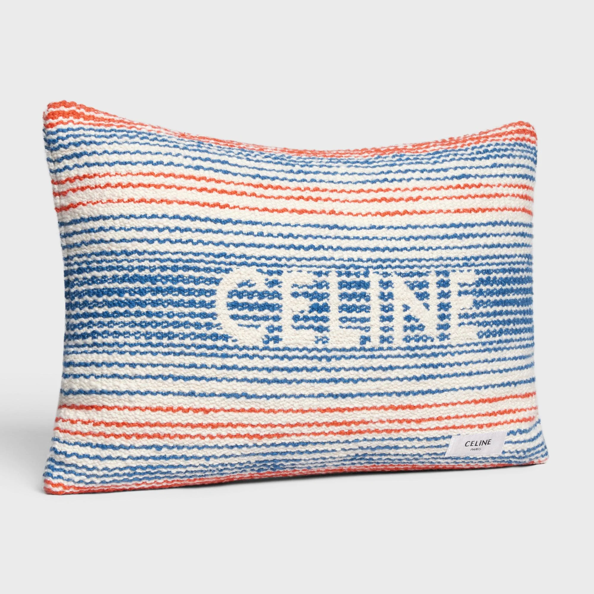 Celine Beach Cushion - Beige/Orange/Blue