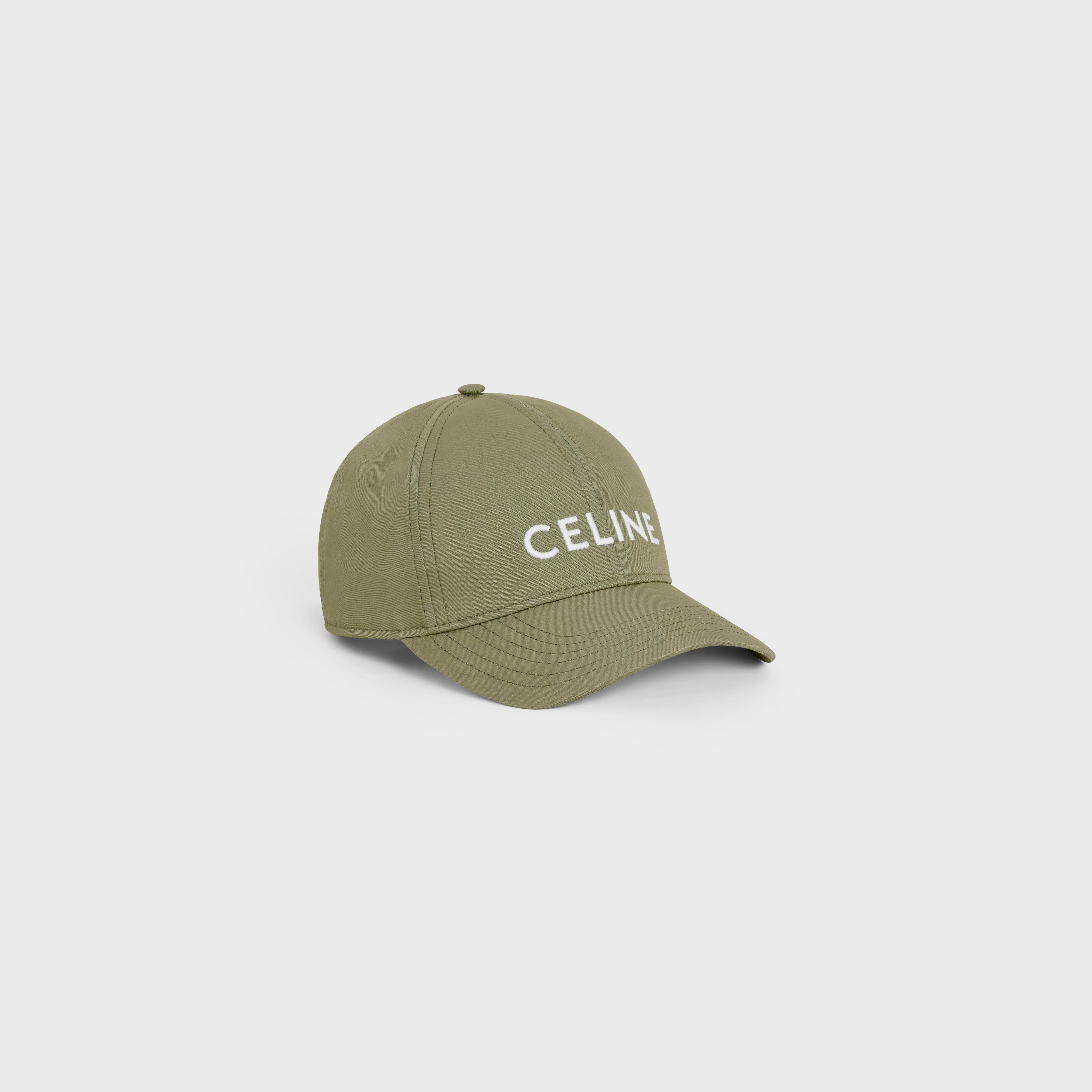 Celine Baseball Cap - Green Gray - Image 2