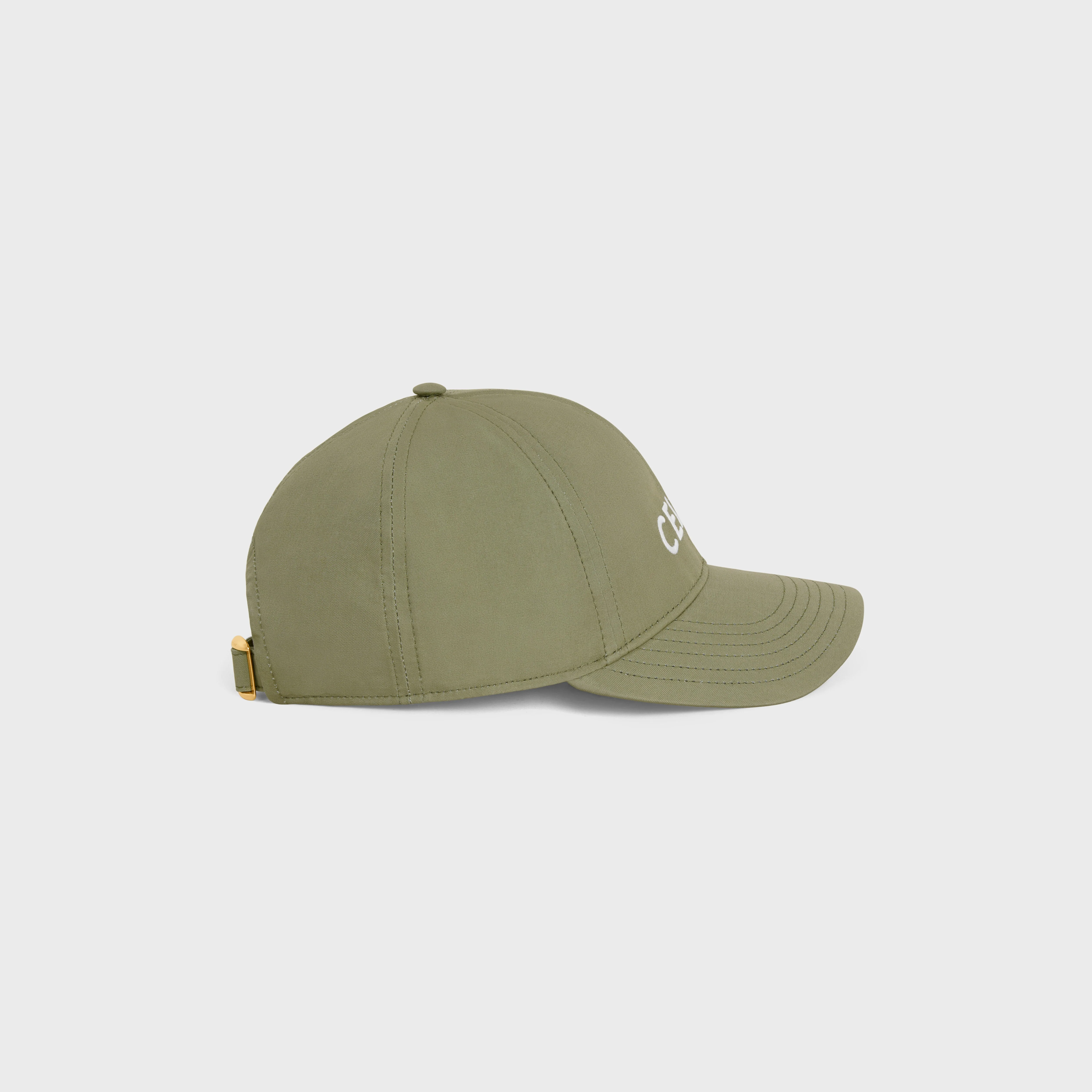 Celine Baseball Cap - Green Gray - Image 3