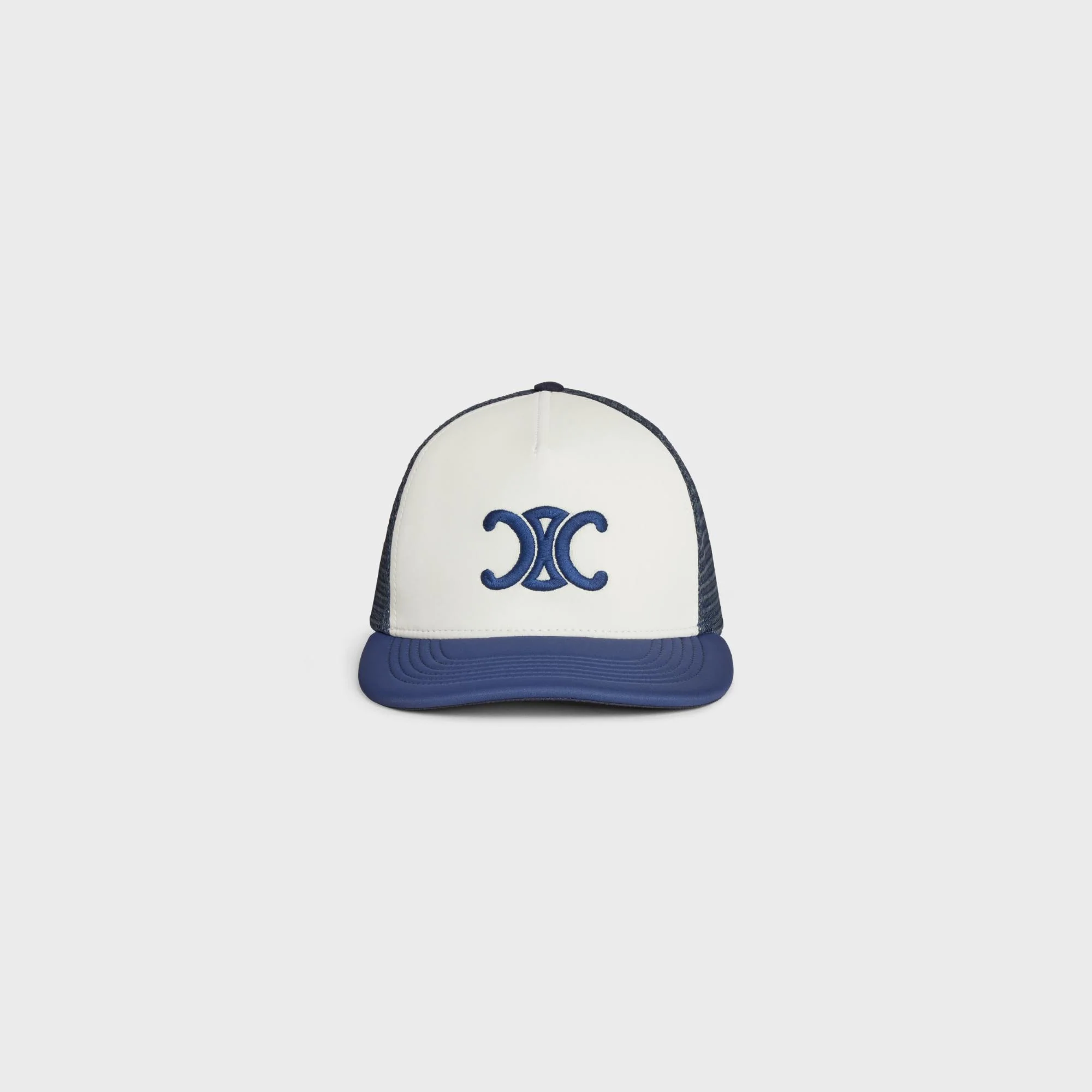Triomphe Us Mesh Cap - White/Navy/Black