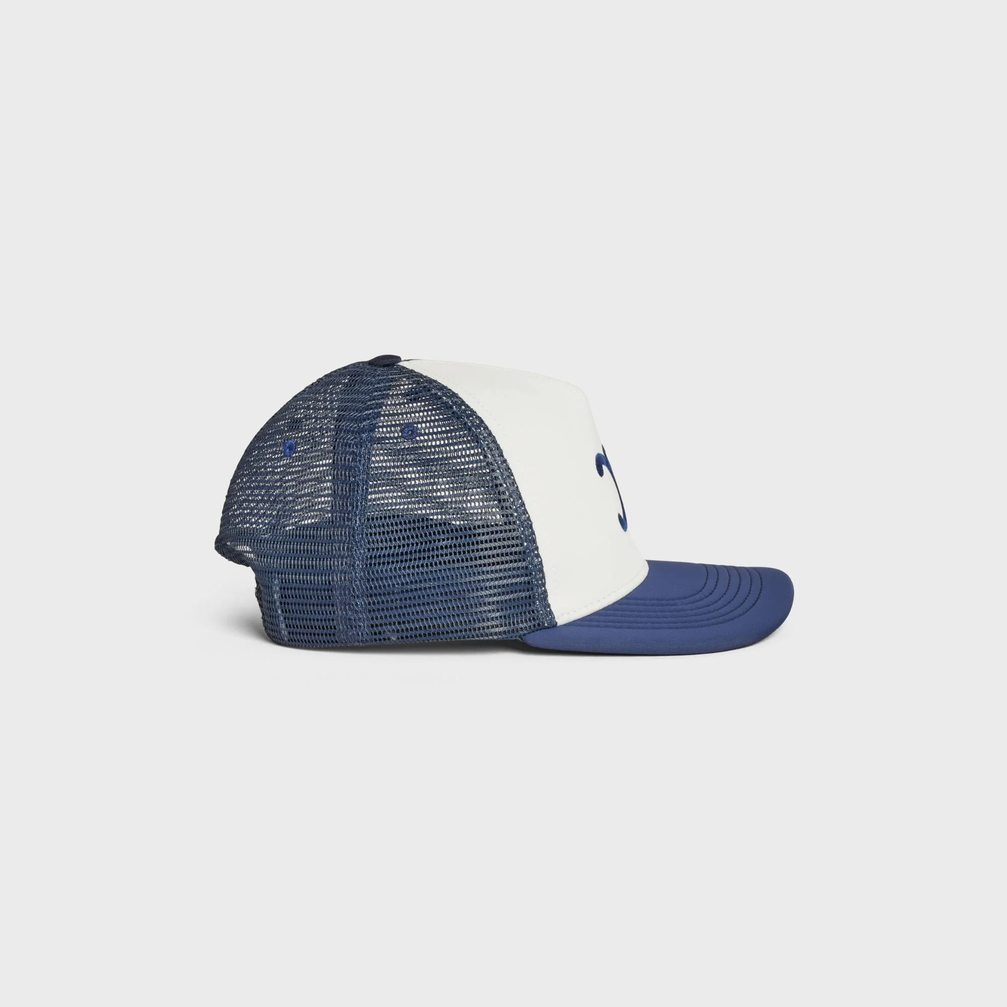 Triomphe Us Mesh Cap - White/Navy/Black - Image 2