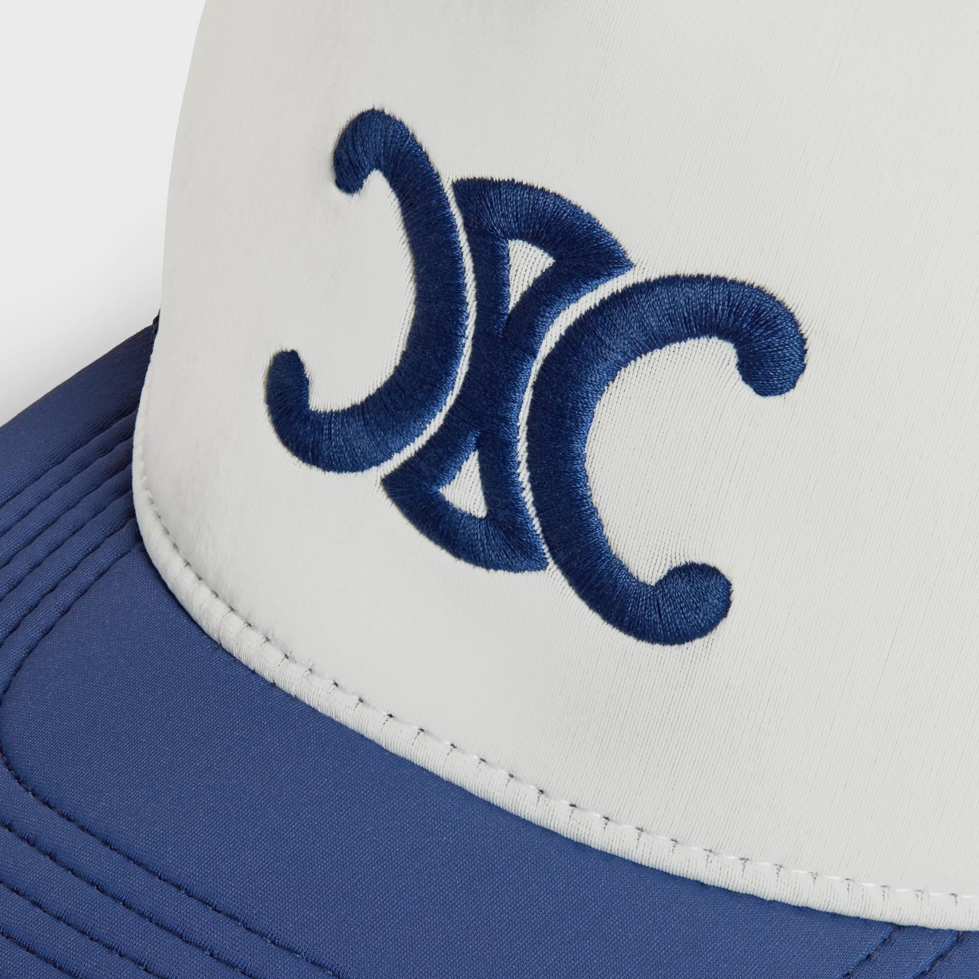 Triomphe Us Mesh Cap - White/Navy/Black - Image 4