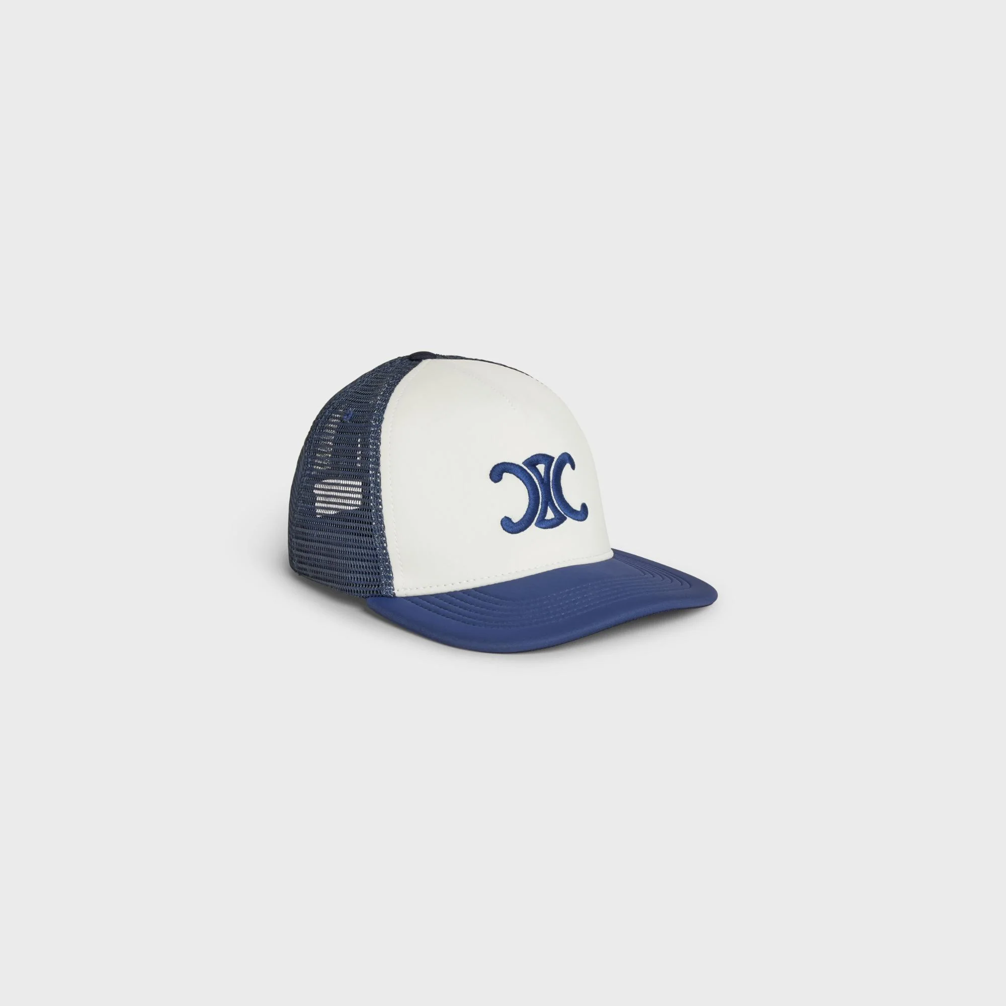 Triomphe Us Mesh Cap - White/Navy/Black - Image 5