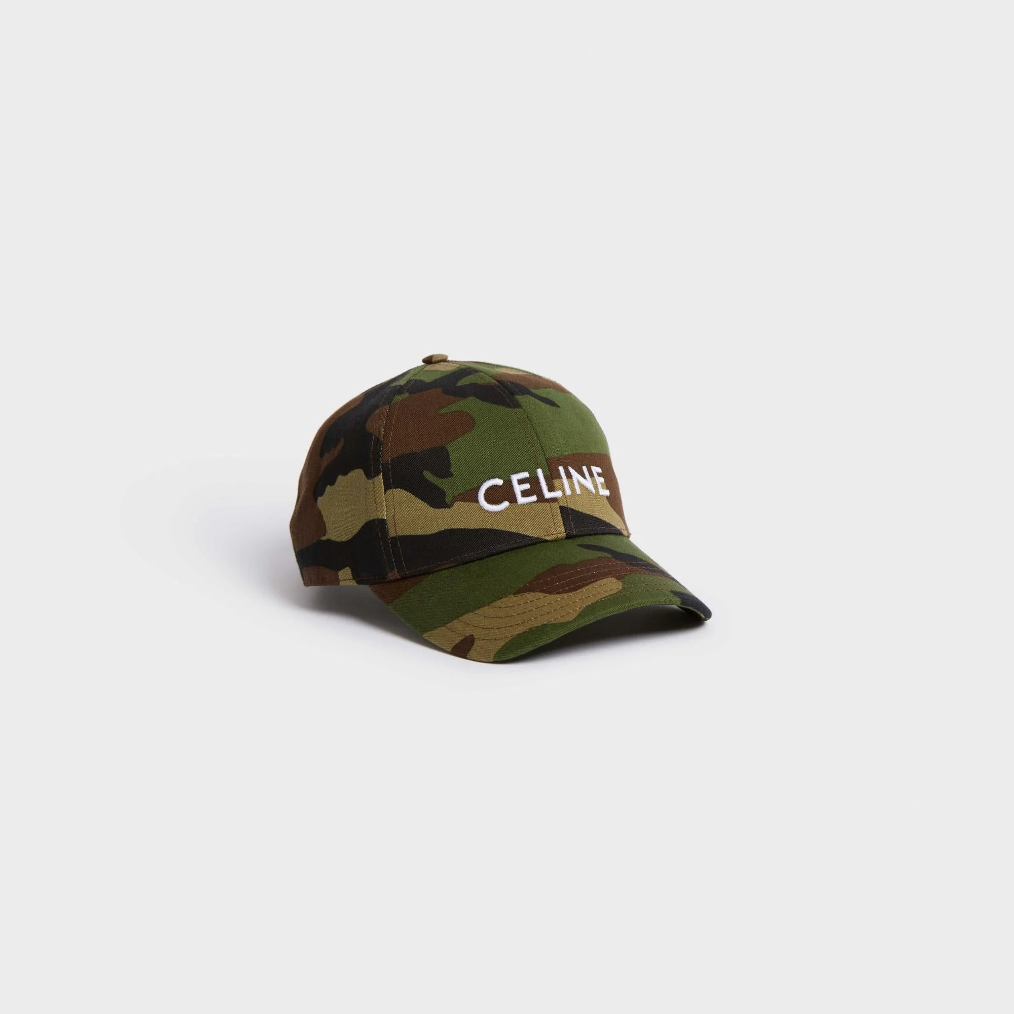 Celine Baseball Cap - Military Khaki