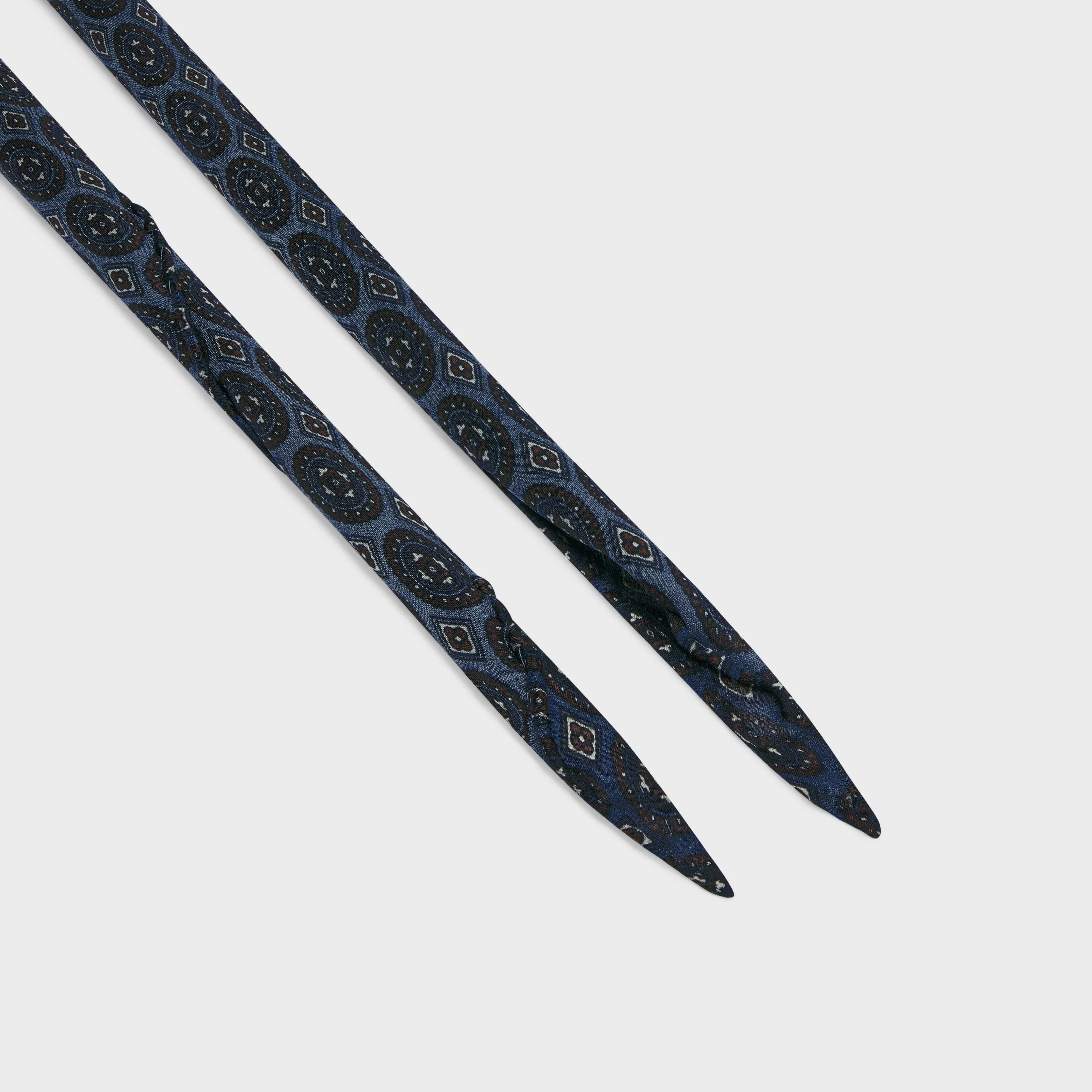 Fine Scarf - Blue Denim - Image 2