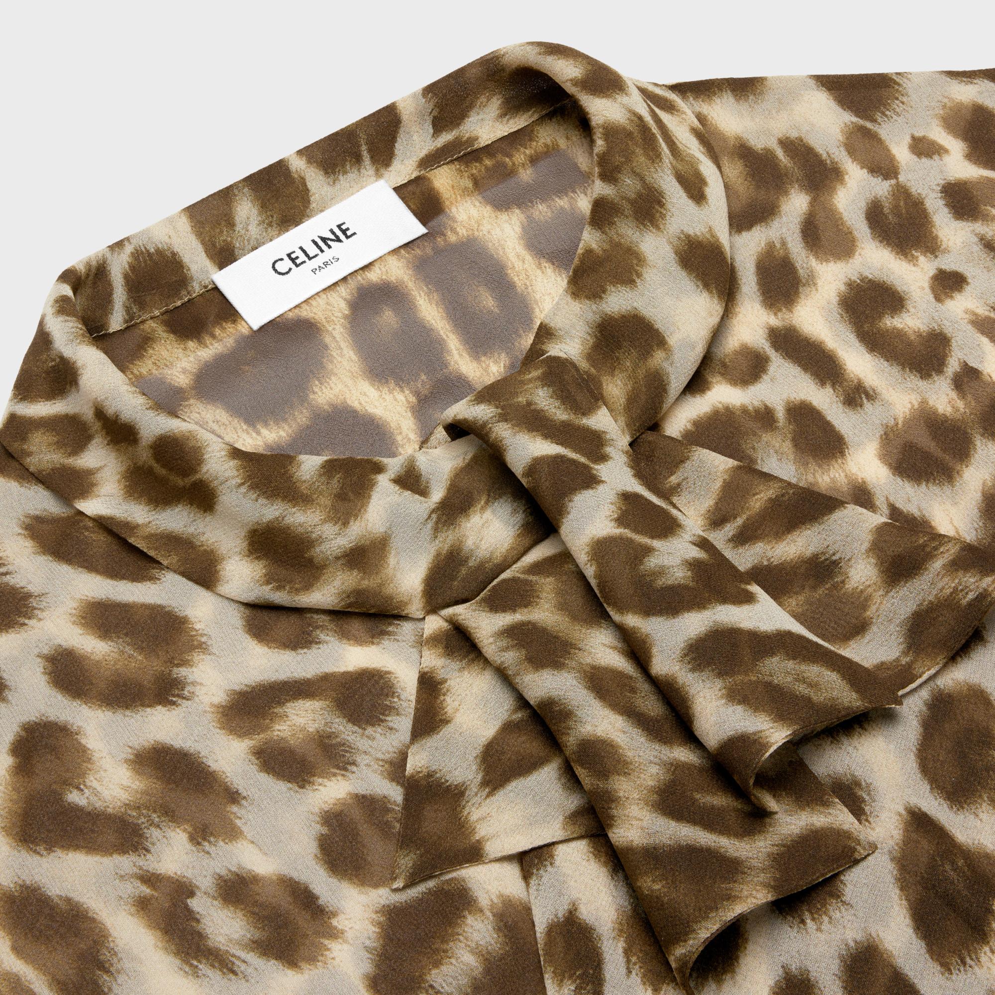 Blouse Col Noeud Jabot - Blond - Image 3
