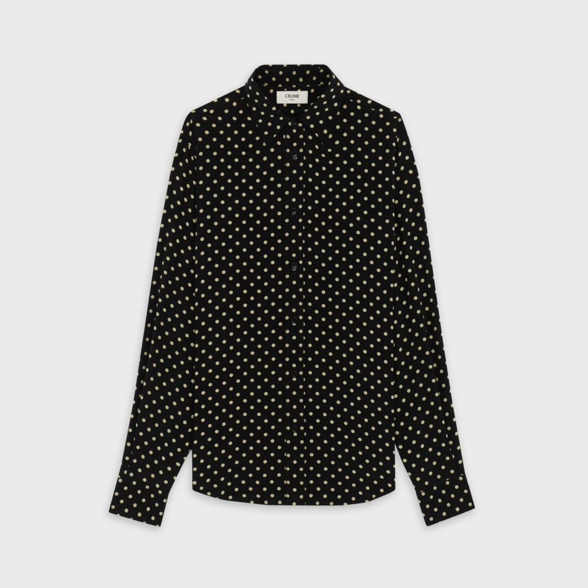 Drugstore Cl Collar Shirt - Black/Off White