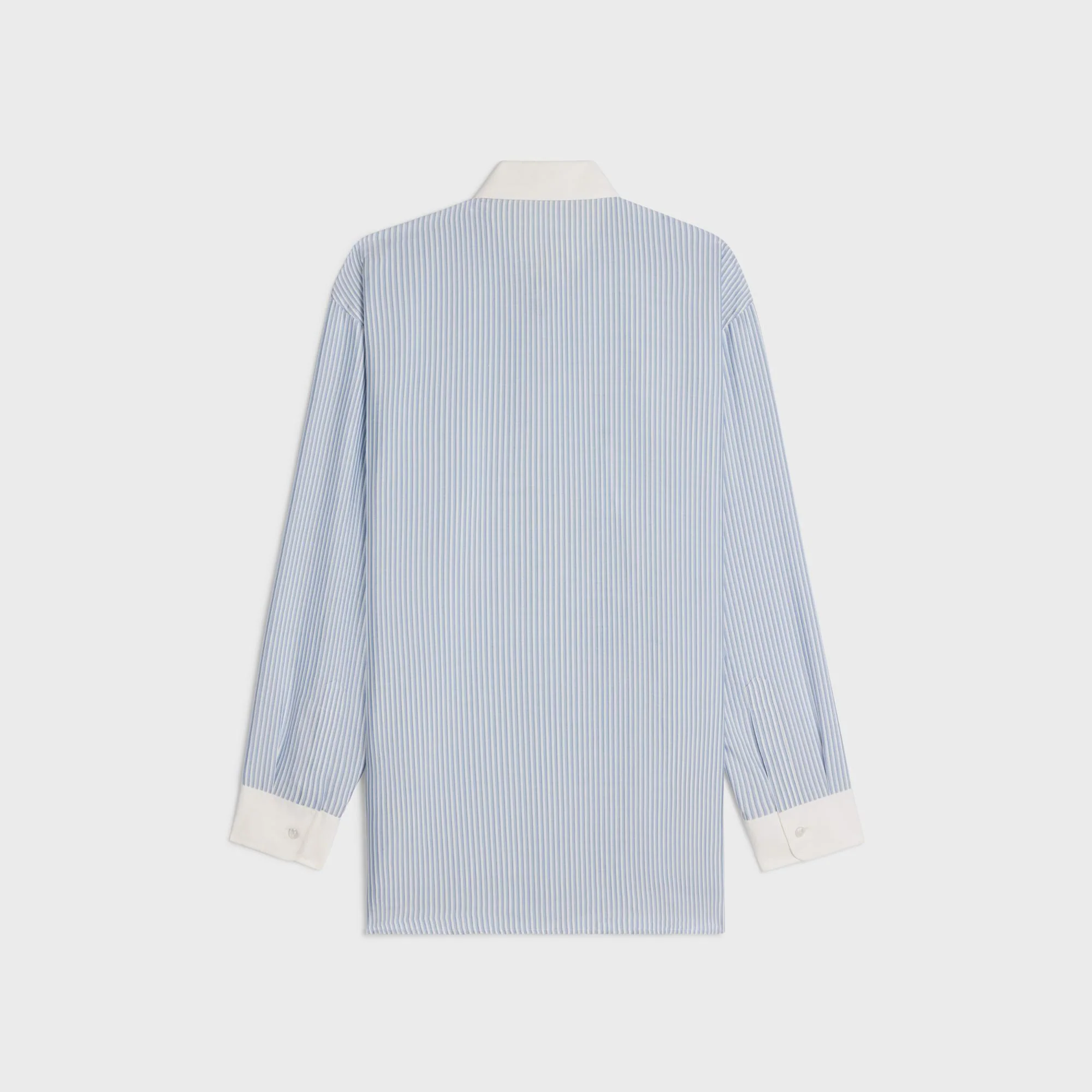 Triomphe Oversized Shirt - Chalk/Blue - Image 2