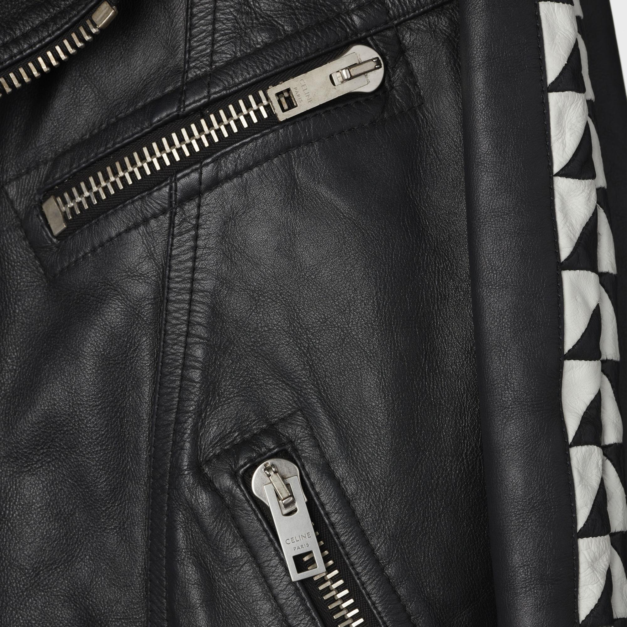 Oversize Biker Triangle Band - Black & White - Image 3