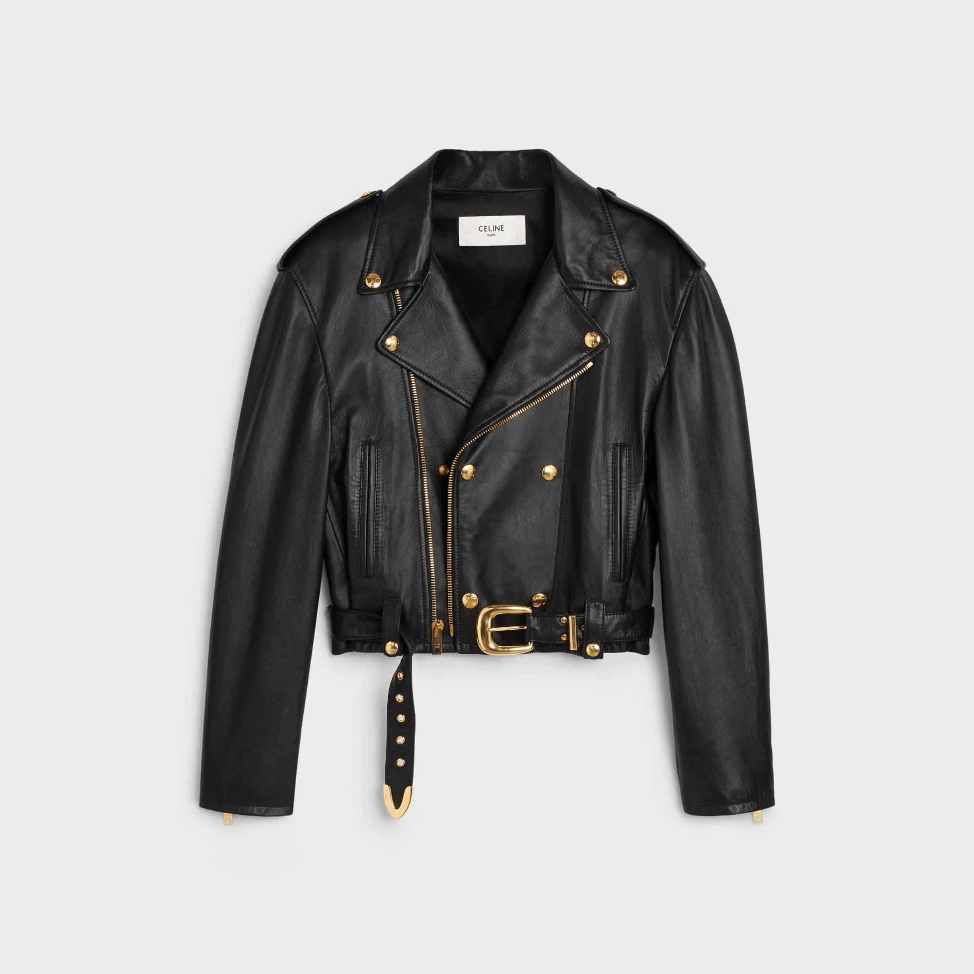 Double Breasted Biker - Black