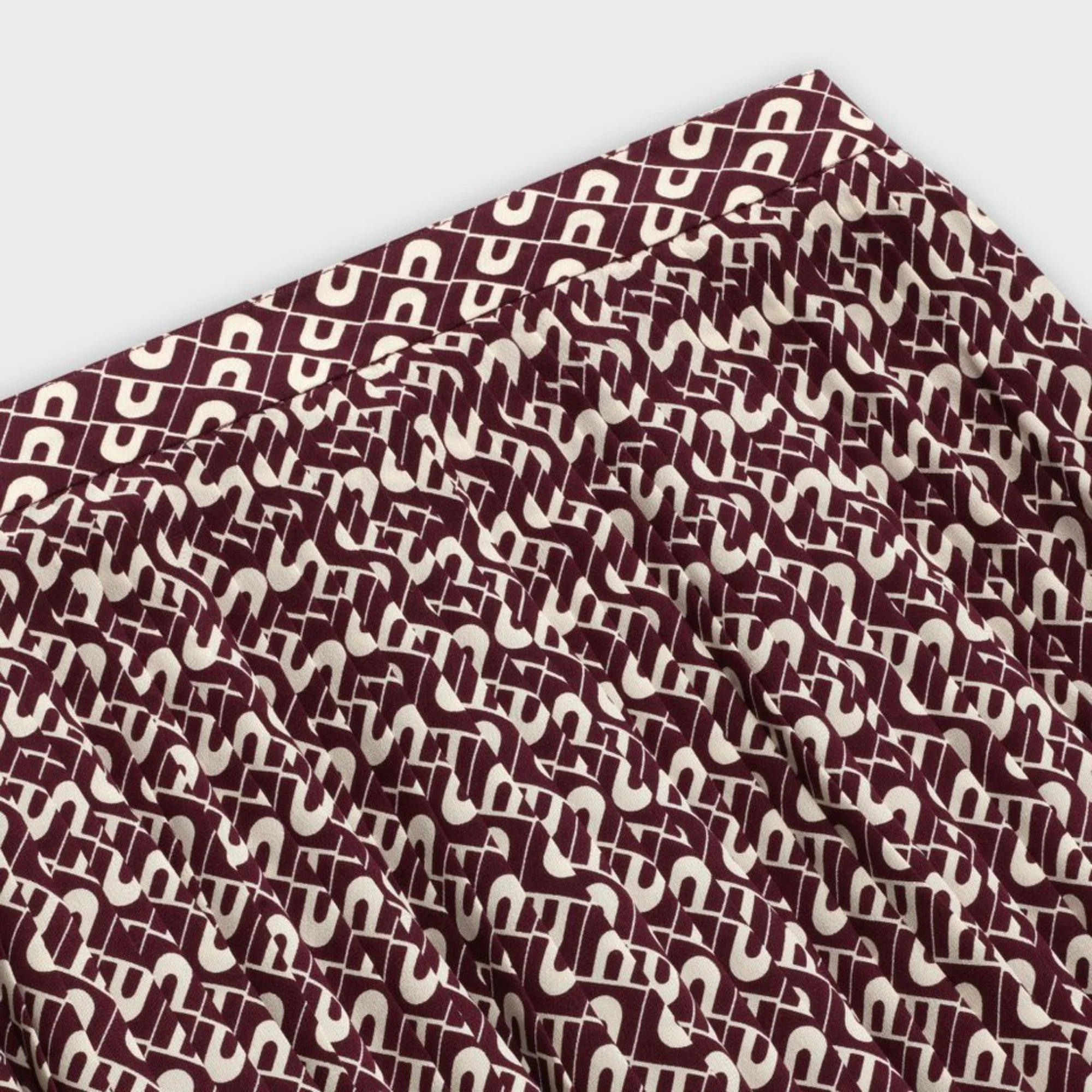 Pleated Midi Skirt - Prune - Image 3