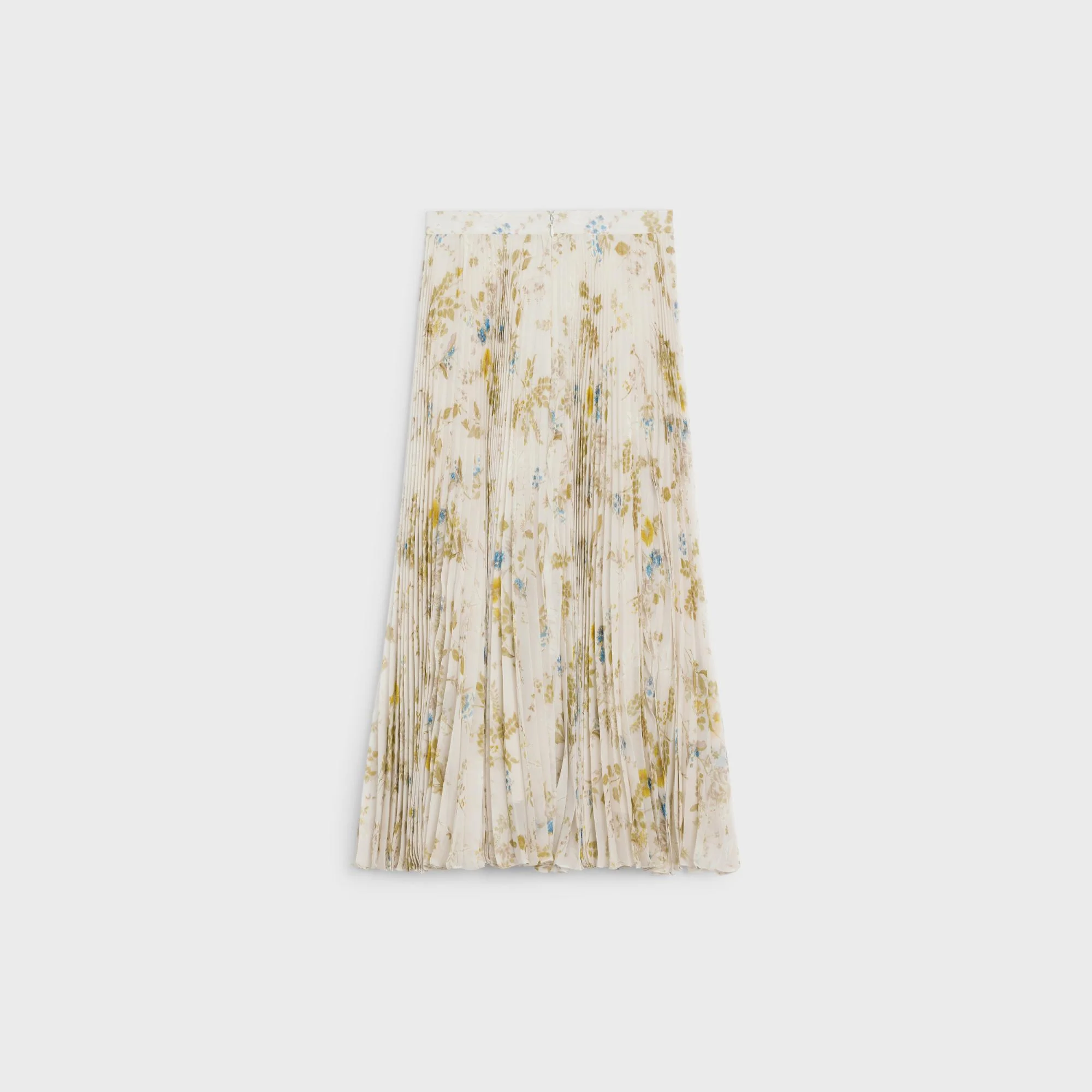 Sun Pleated Skirt - Plaster/Yellow/Blue - Image 2