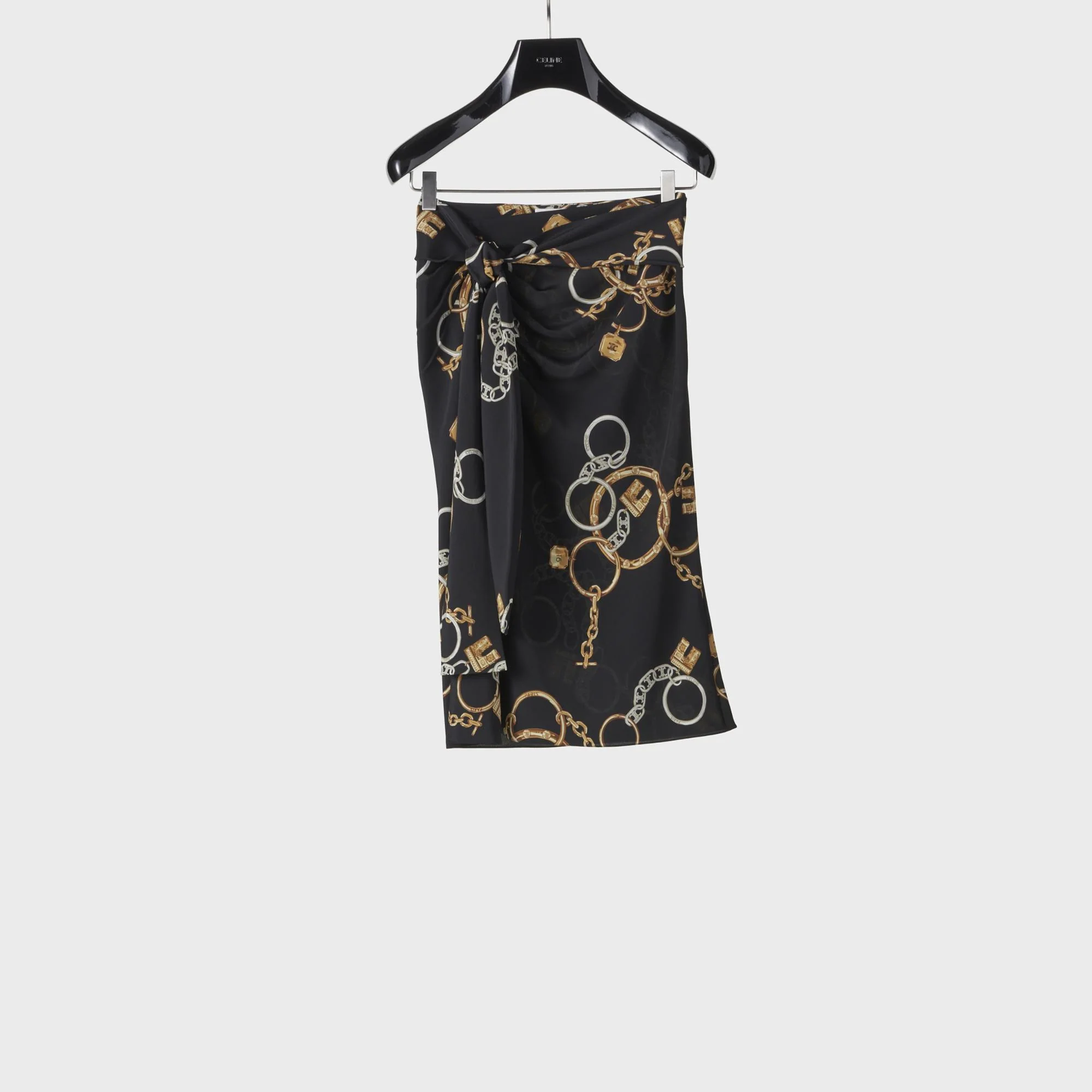 Scarf Skirt - Black/Anthracite - Image 3