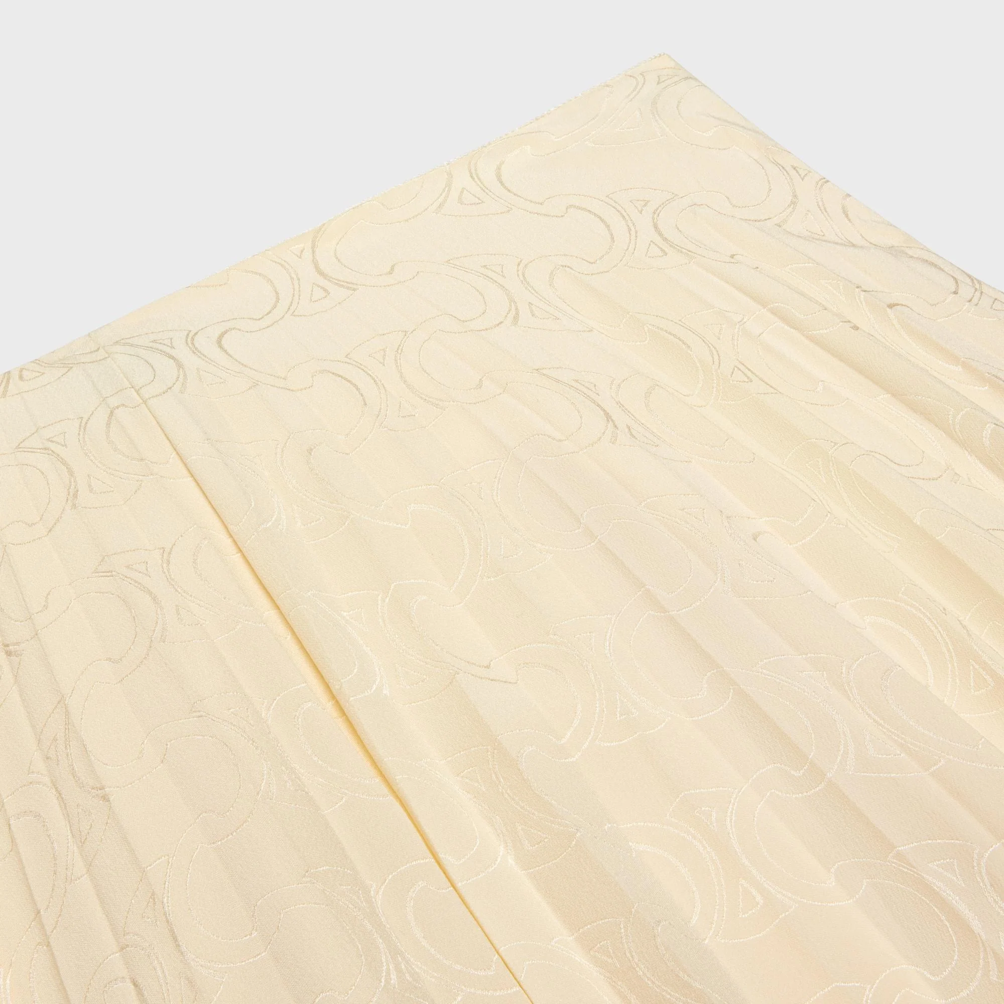 Pleated Midi Skirt - Metal Blanc - Image 3