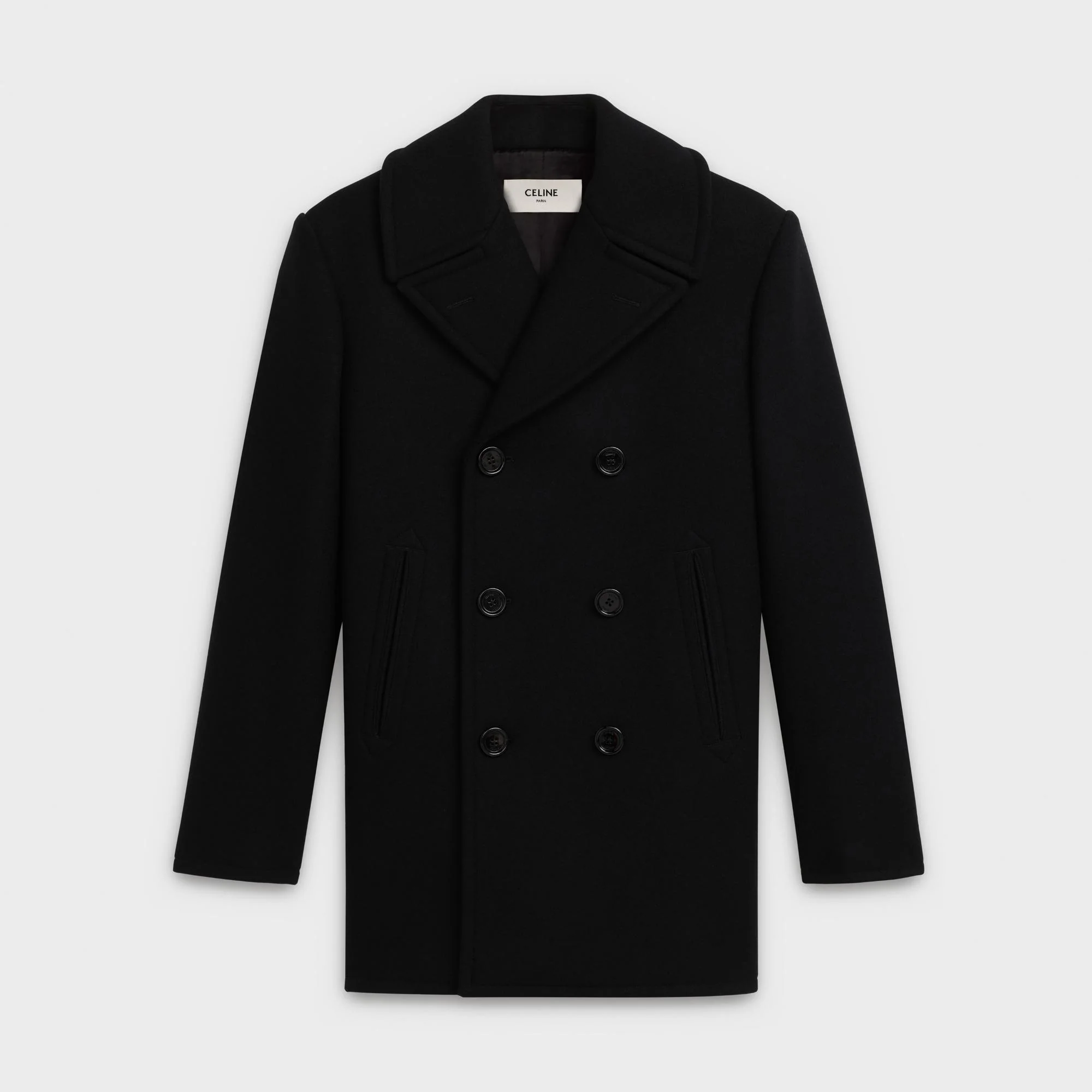 Classic Peacock 6 Bts Coat - Black