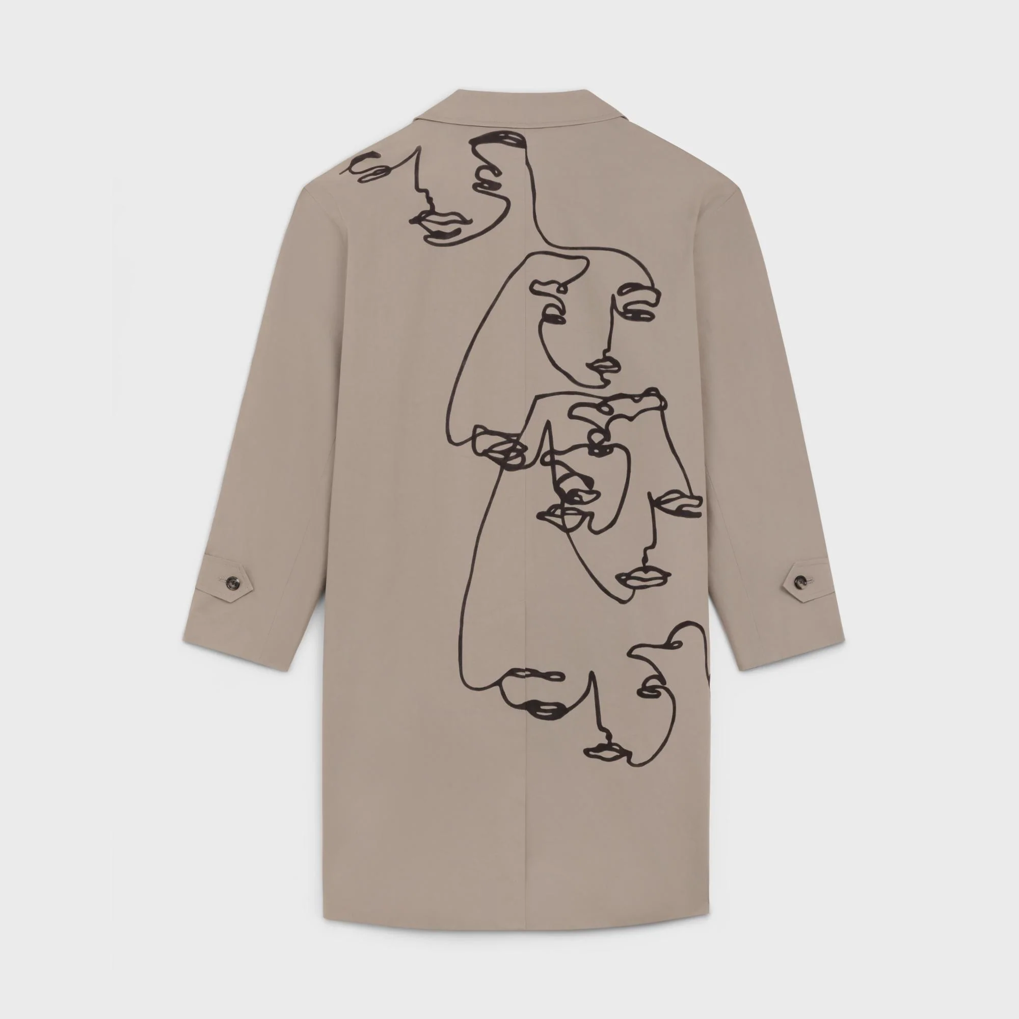 Mac Oversize Coat - Clay/Black - Image 3