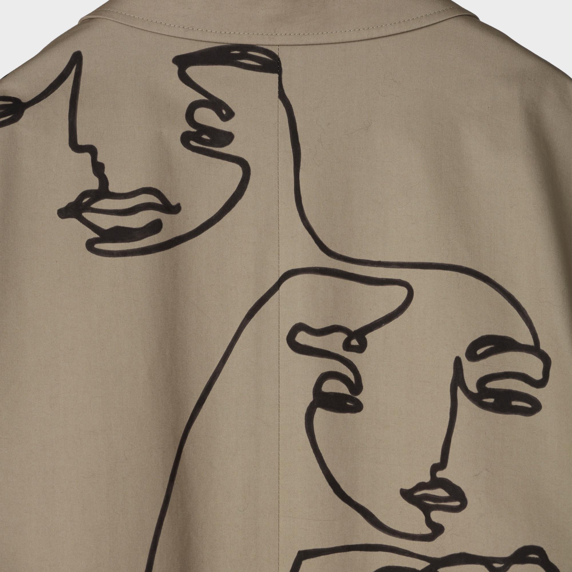 Mac Oversize Coat - Clay/Black - Image 6