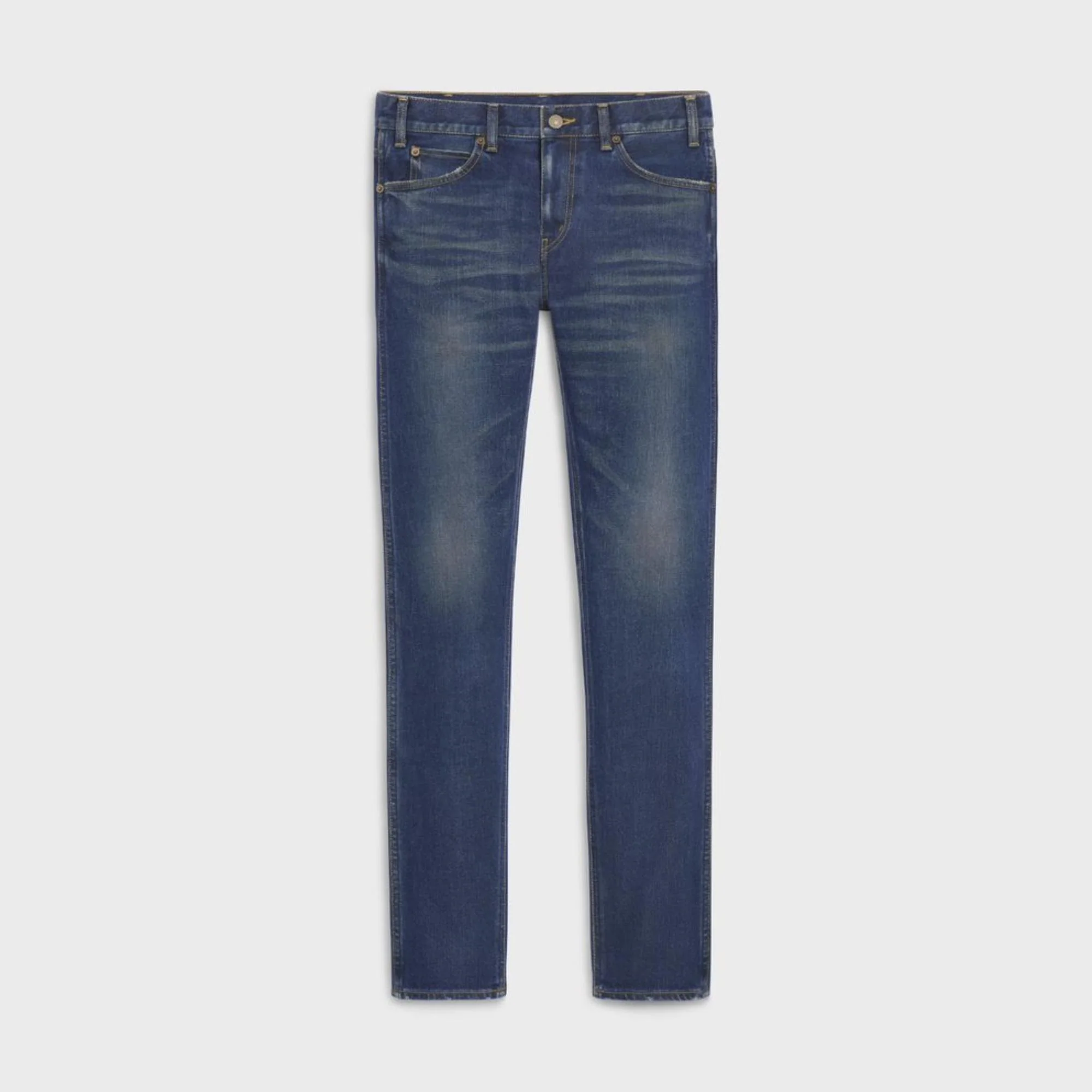 Skinny Low Waist W/Patch - Indigo Dark Stone