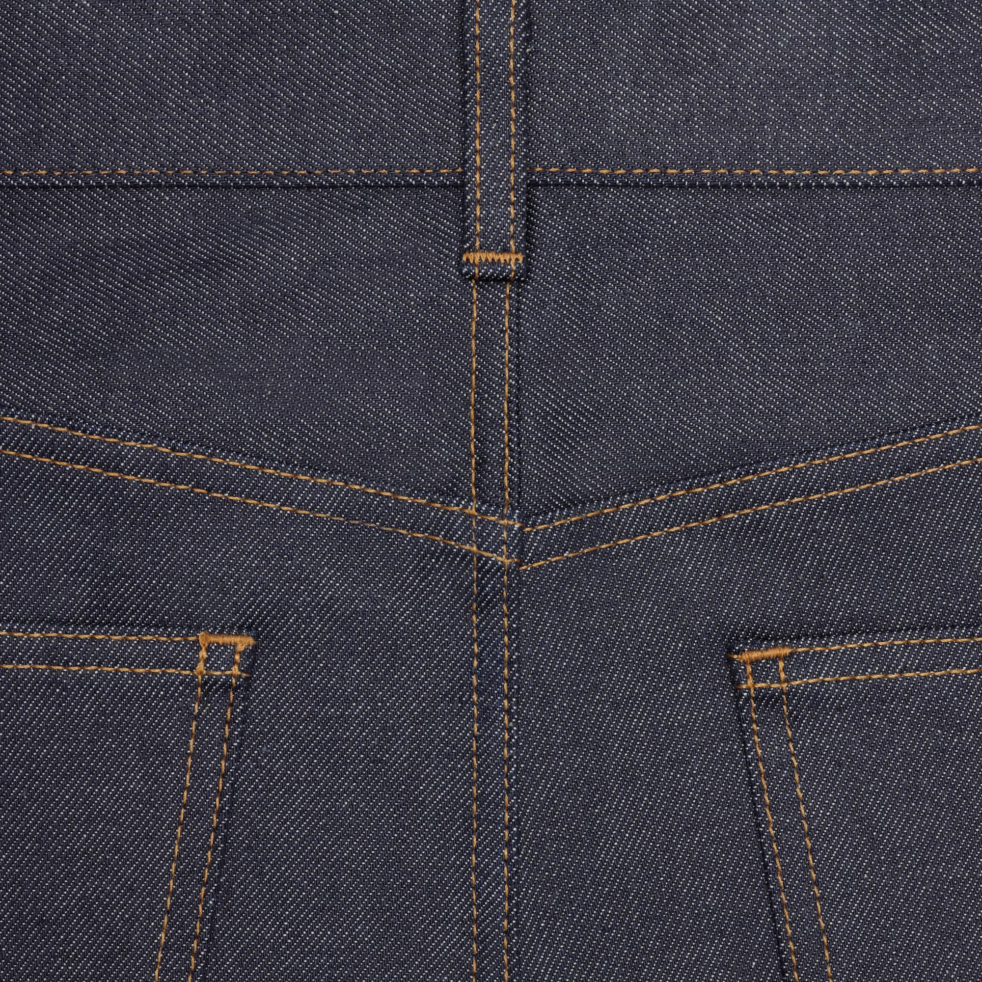 Low Rise Skinny Jeans - Raw Wash - Image 3