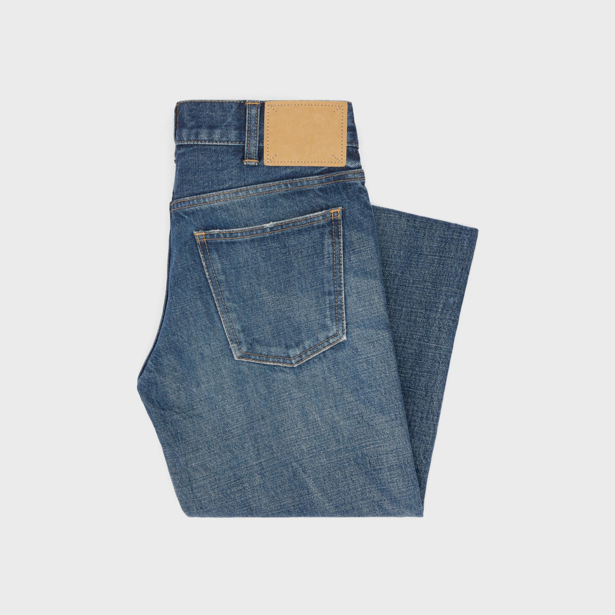Low Flare Jeans - Dark Union Wash - Image 2
