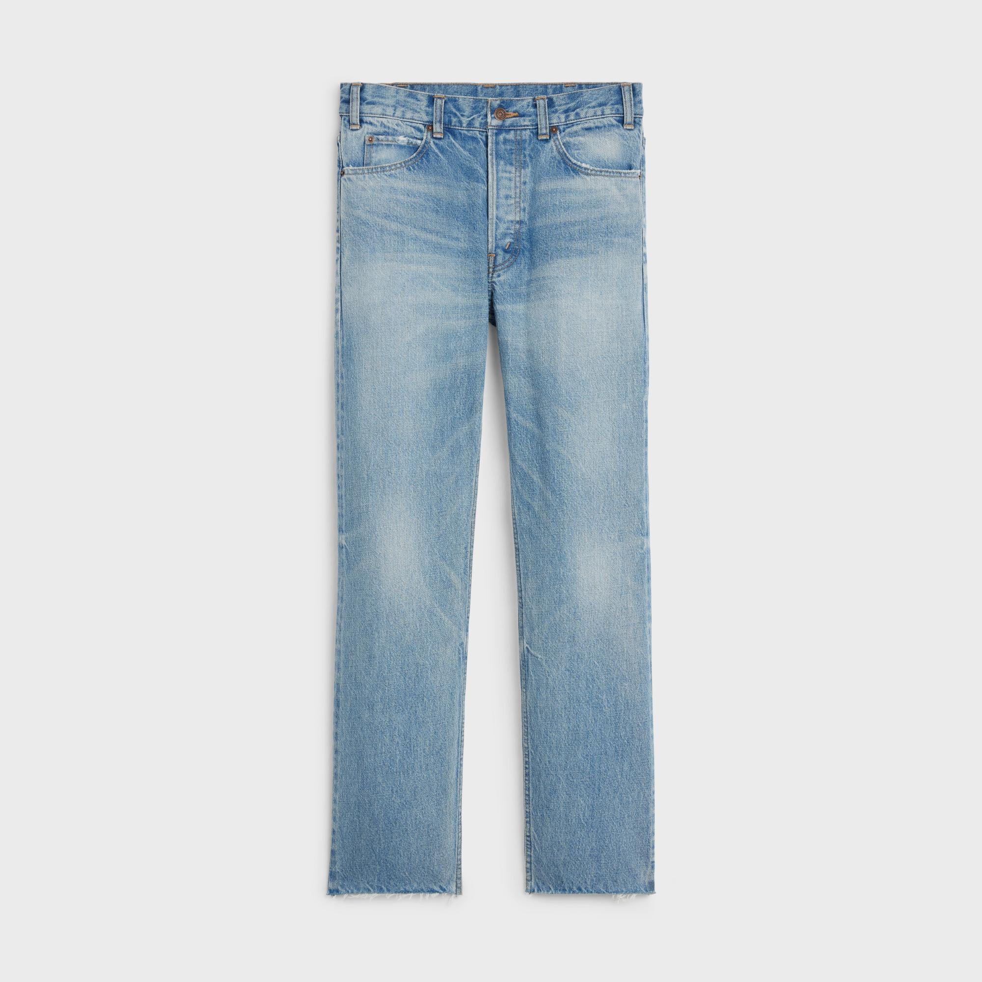 Polly Cropped Jeans - Steel Blue Wash