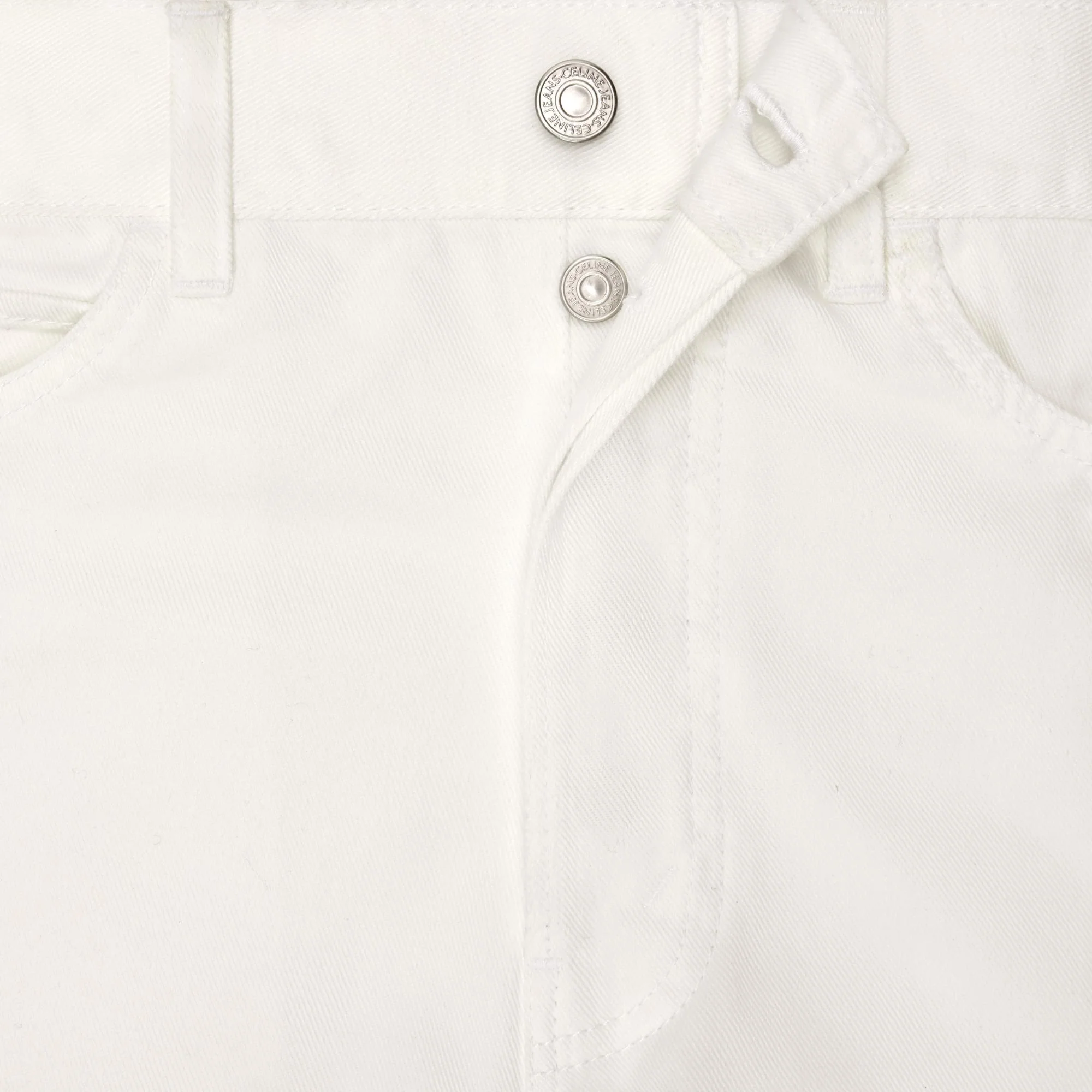 Polly Courmette Jeans - Optic White Wash - Image 4