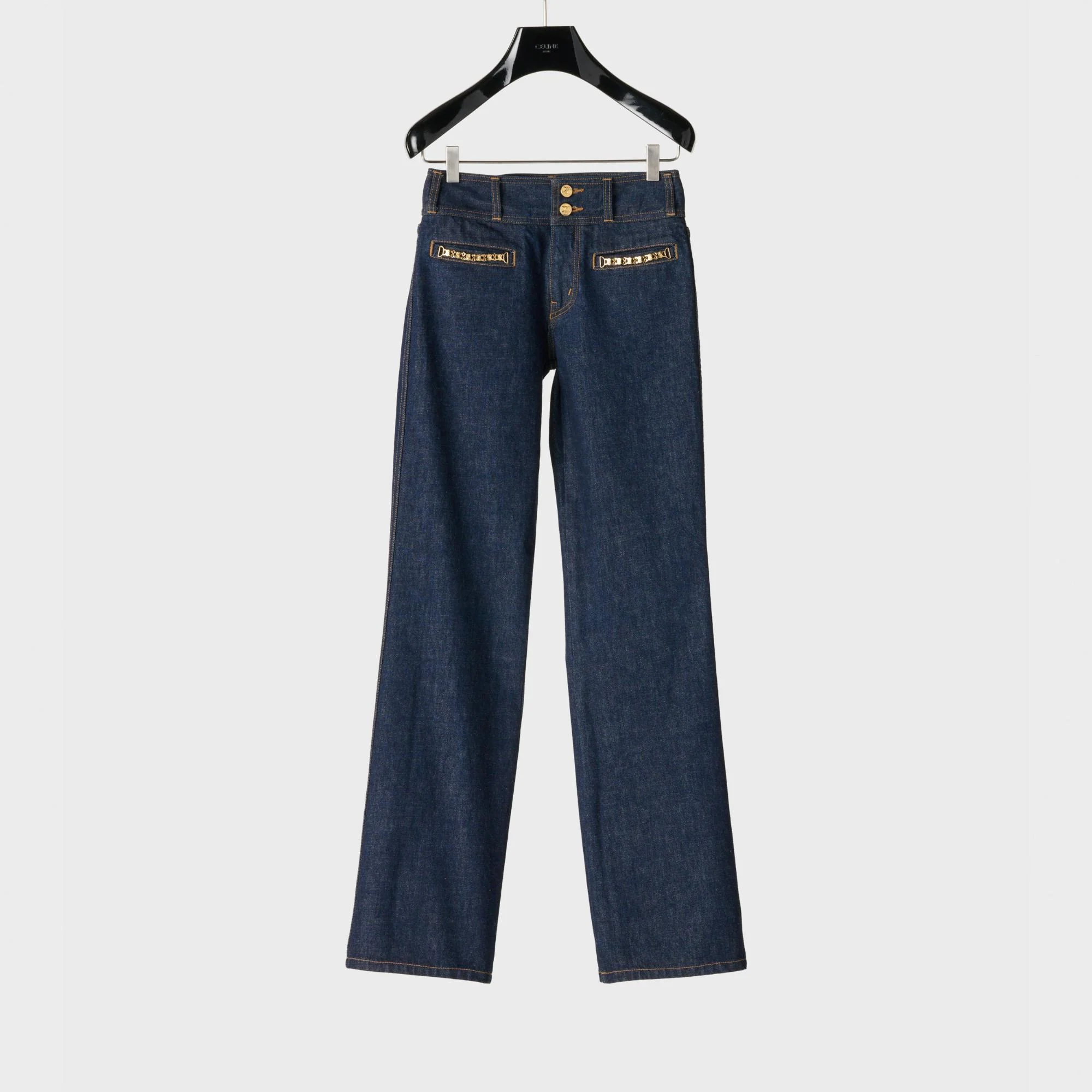 Jane Low Rise Curb Jeans - Rinsed