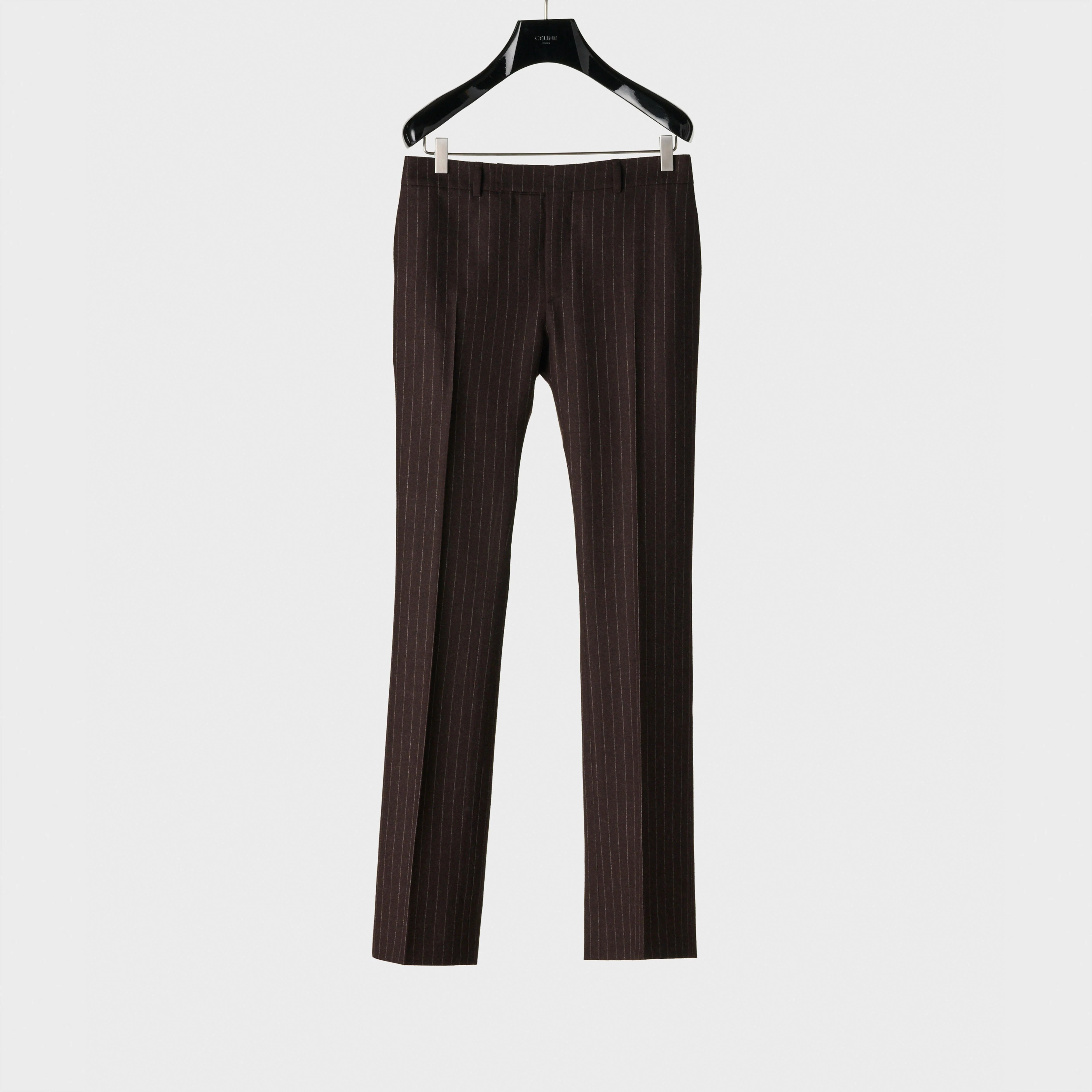English Flare Trousers - Brown/Chalk - Image 2