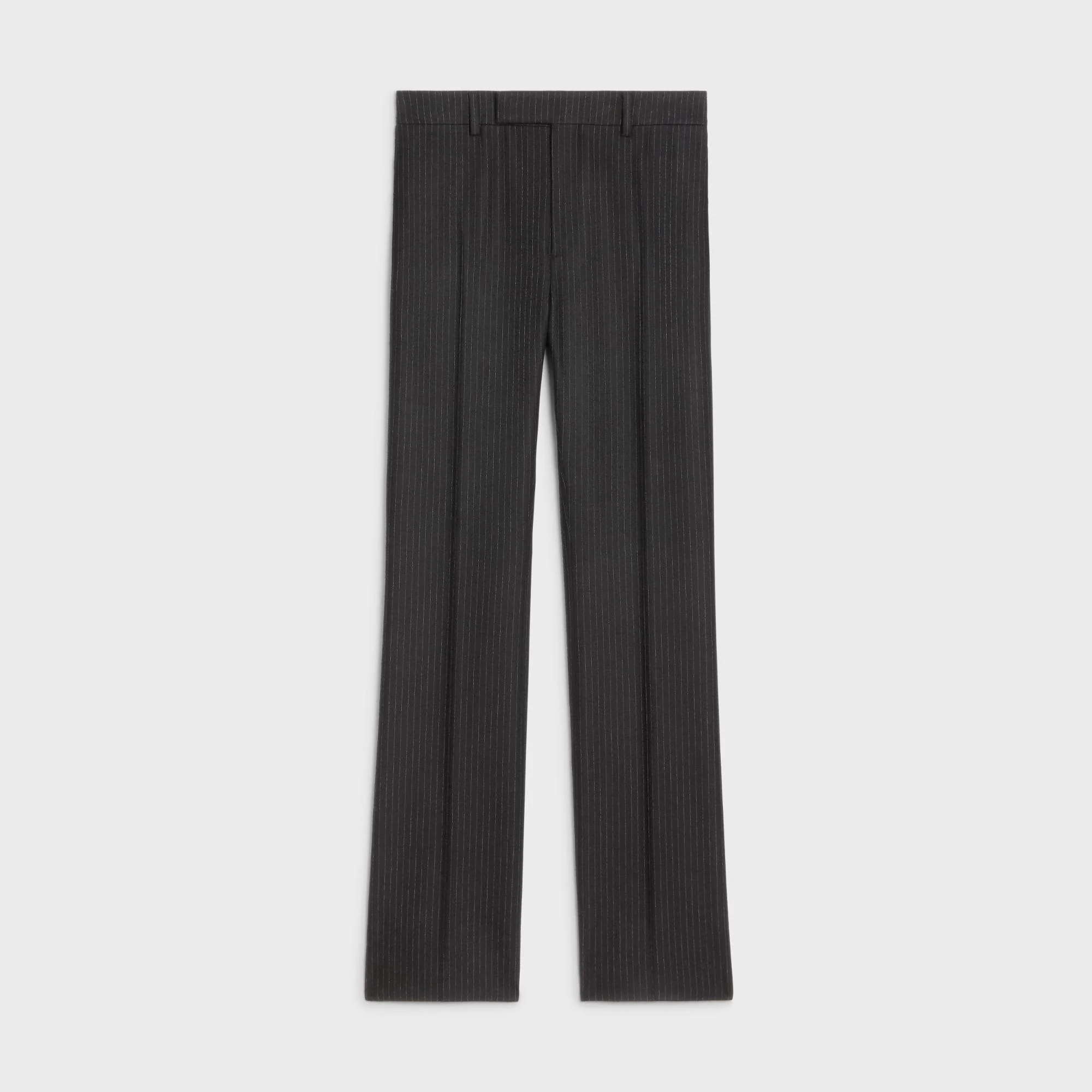 Flare Cropped Trousers - Black/Chalk