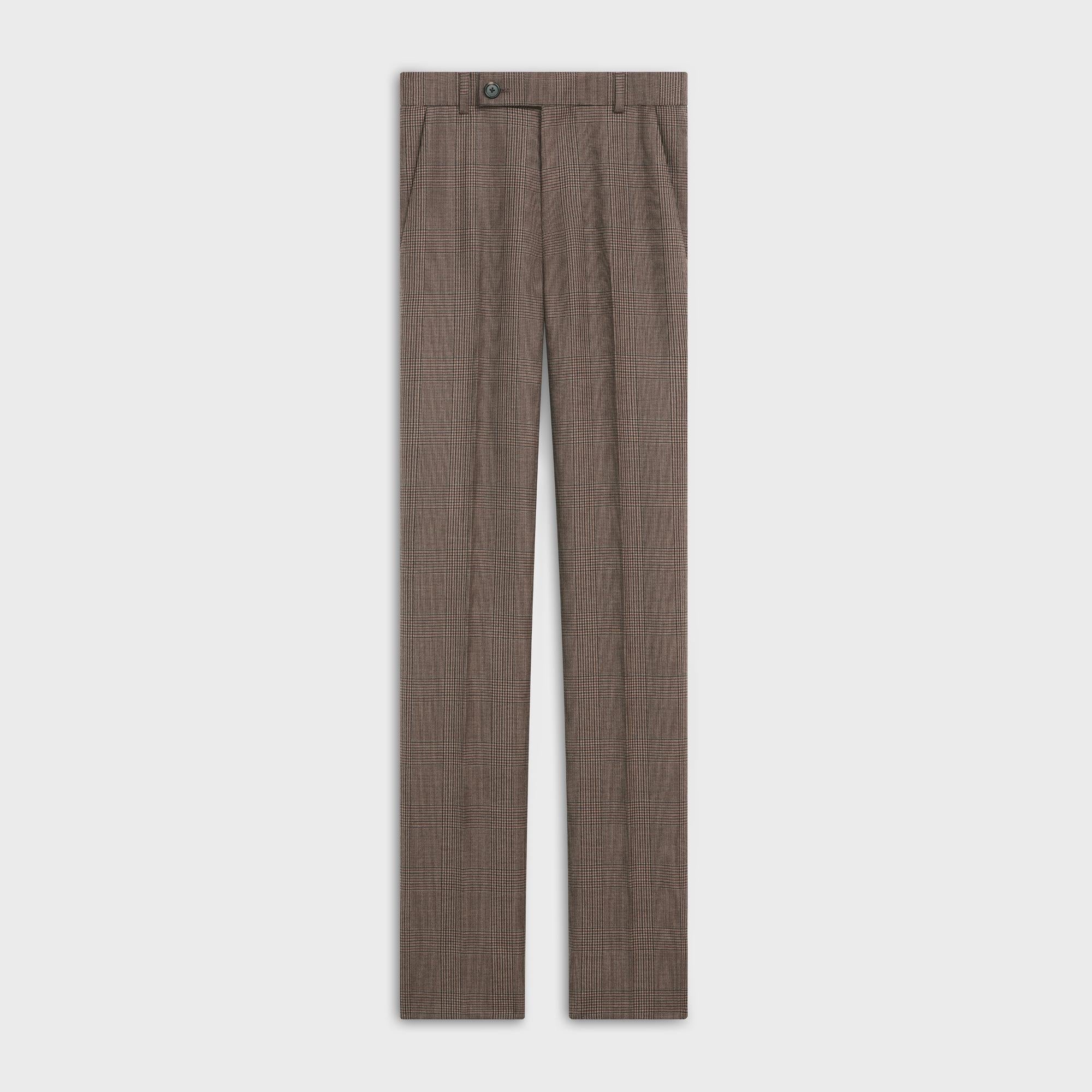 Straight Trousers - Brown/Toffee