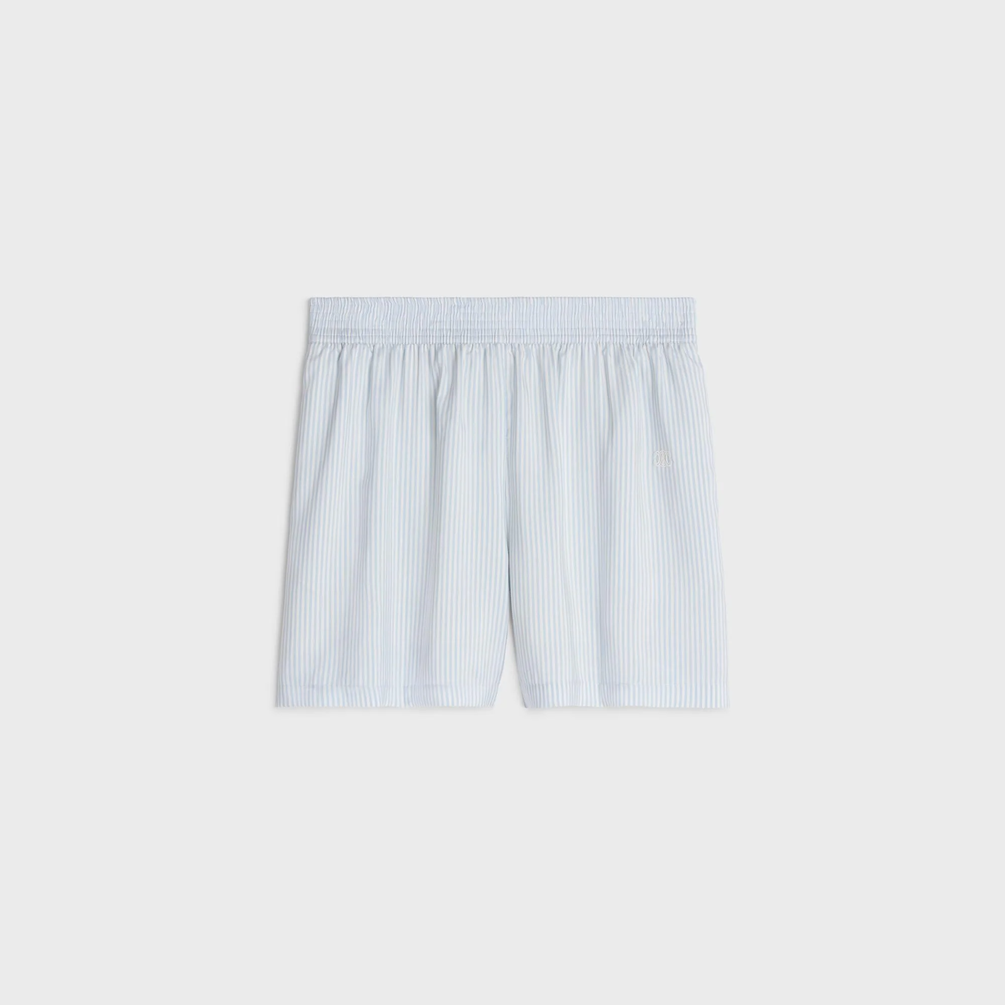 Shorts Set - White/Sky Blue