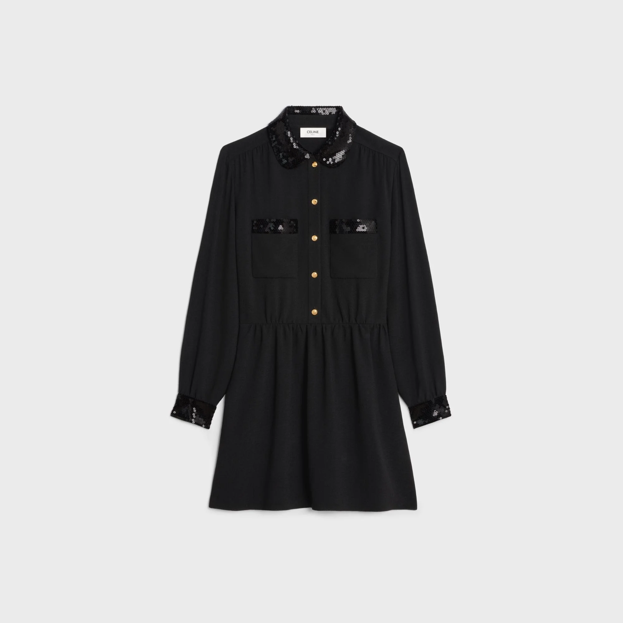 Mini Robe Pensionnaire - Black