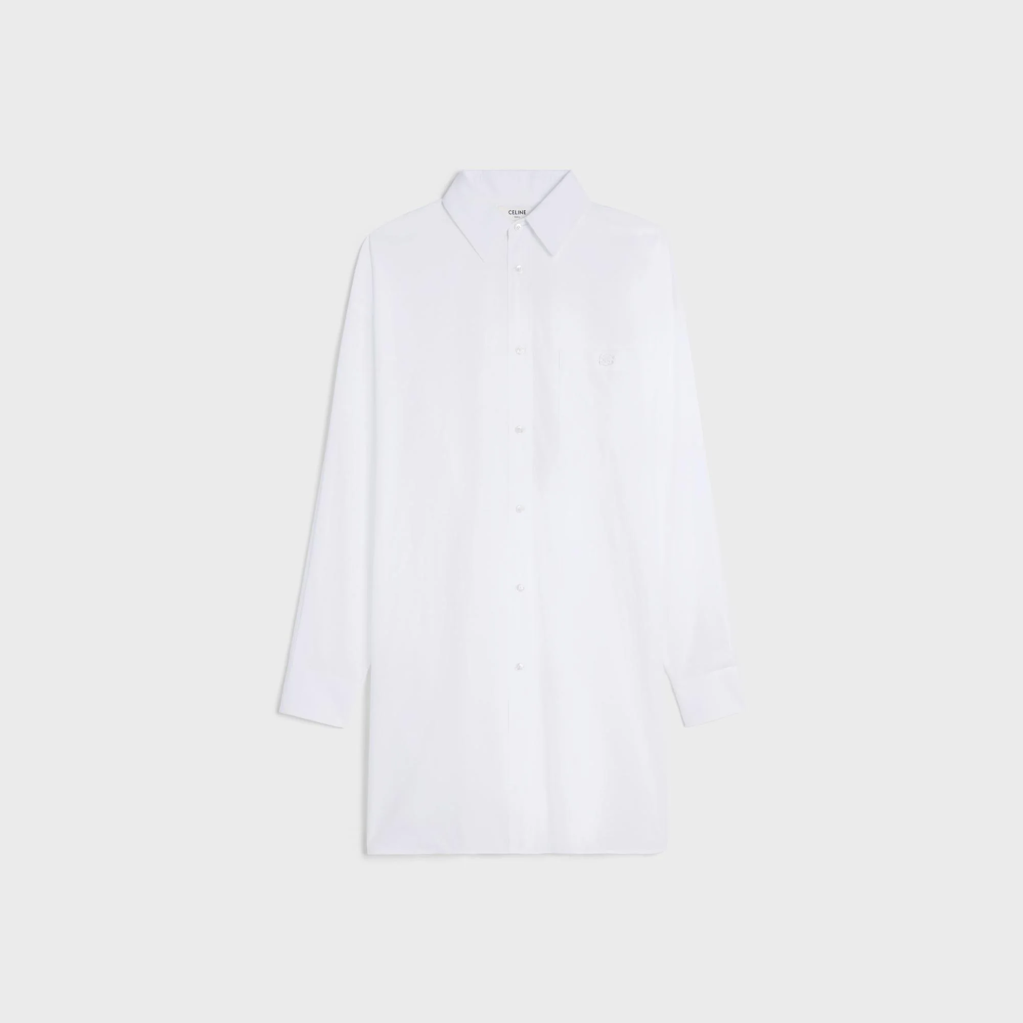 Robe Chemise Peintre - White