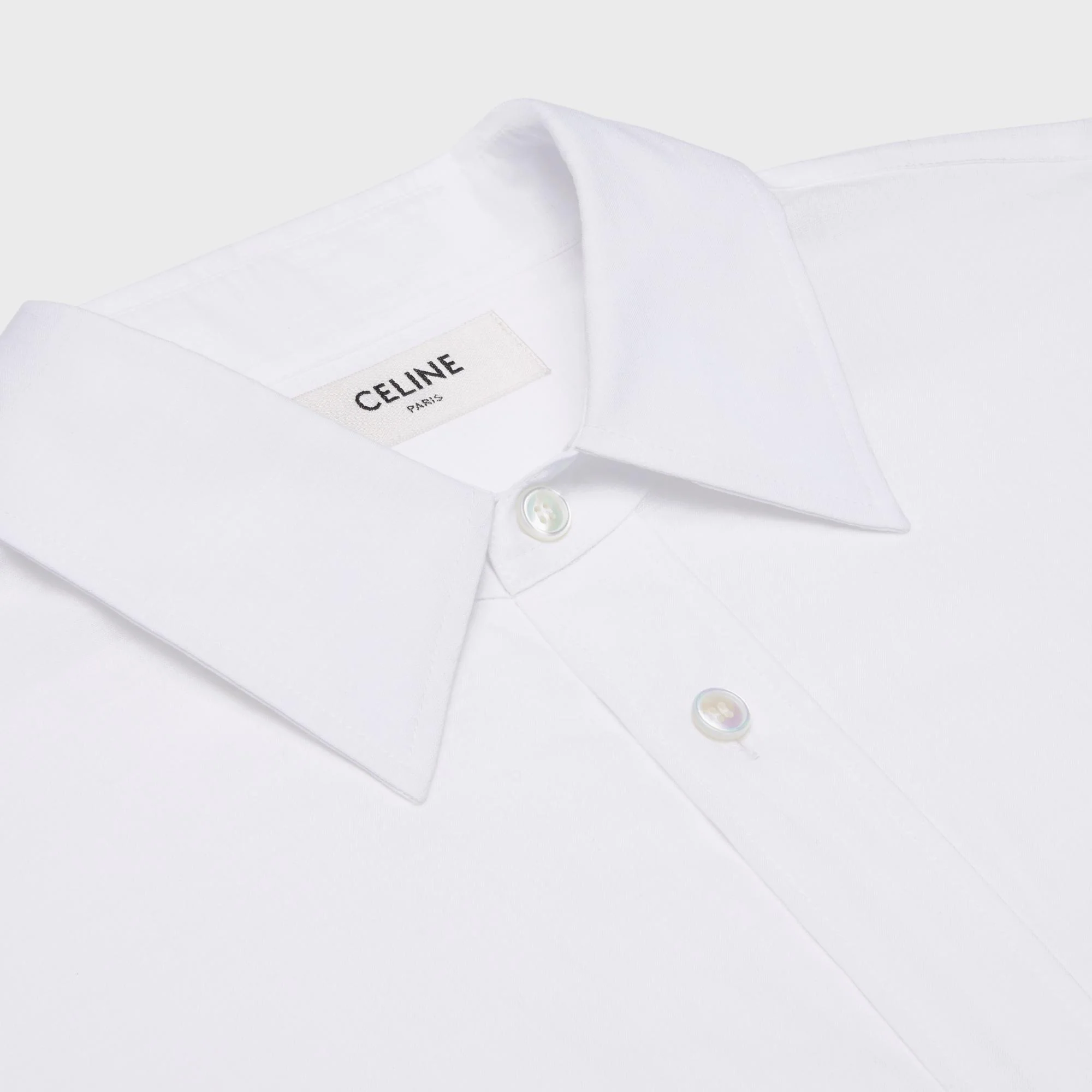 Robe Chemise Peintre - White - Image 3
