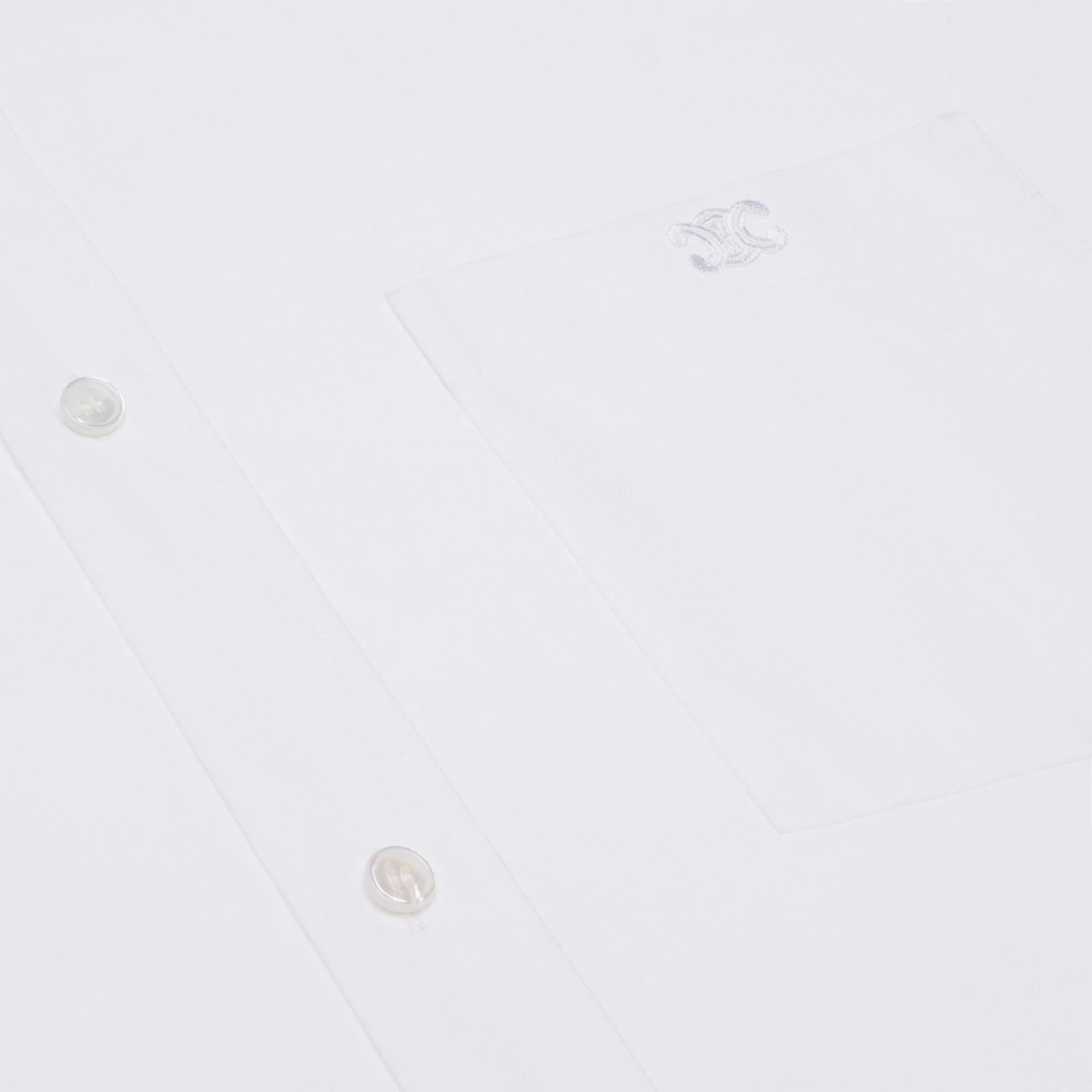 Robe Chemise Peintre - White - Image 4