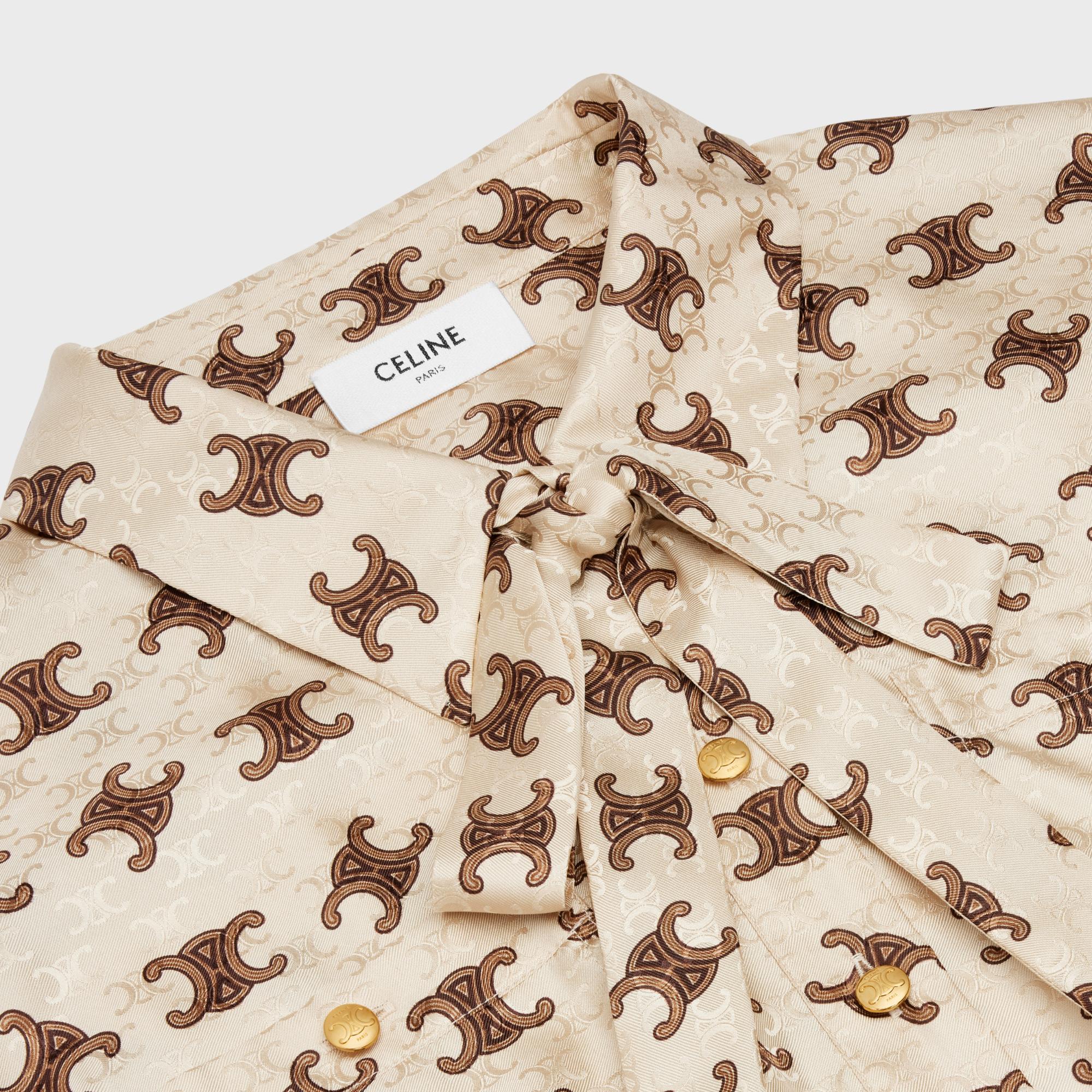 Lavalliere Shirt Dress - Nougat/Hazelnut - Image 3