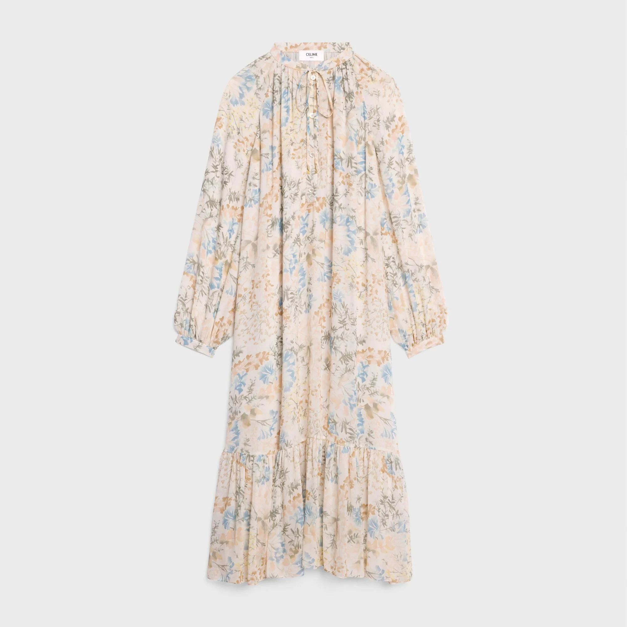 Folk Dress - Butter/Multicolor