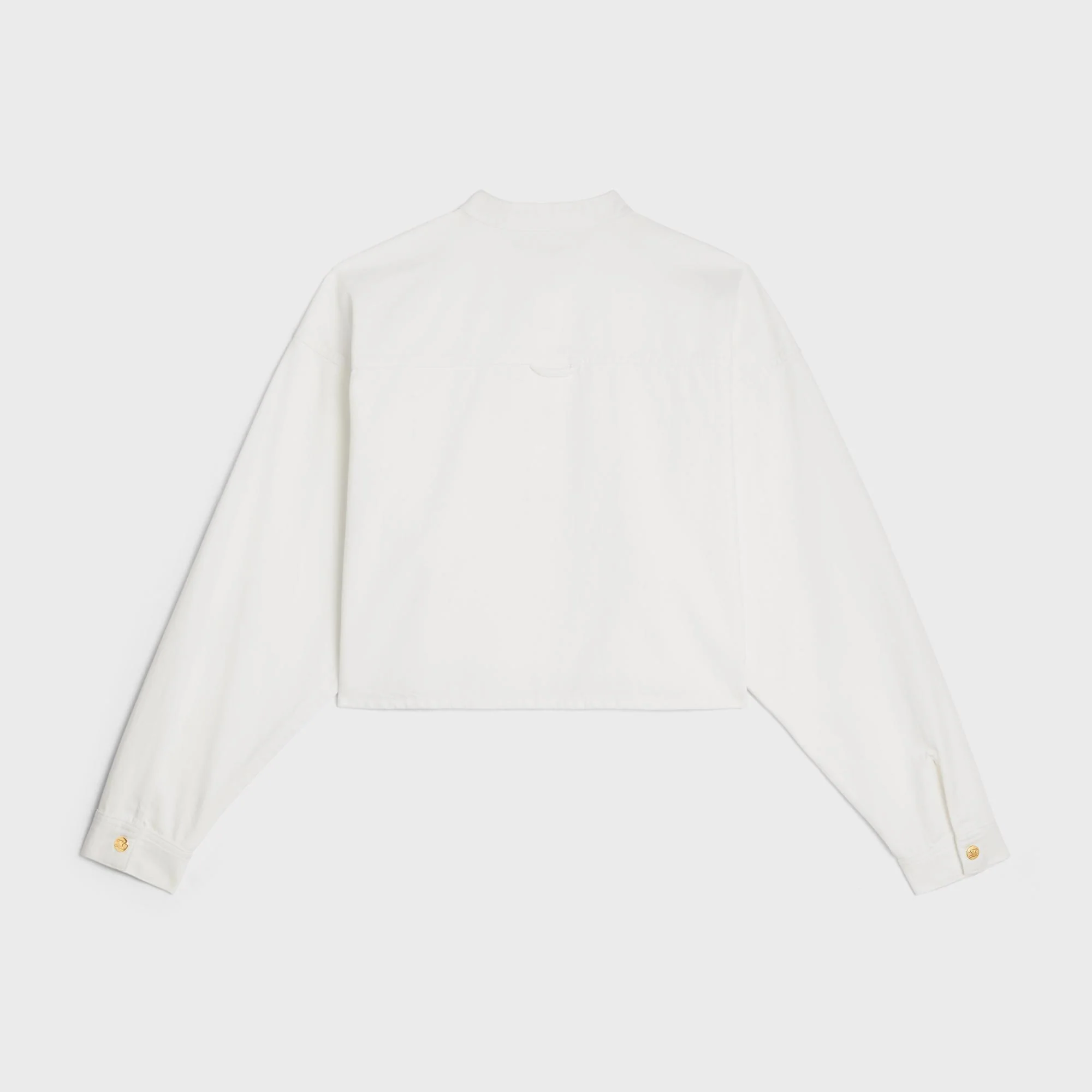 Triomphe Cropped Jacket - Optic White - Image 2