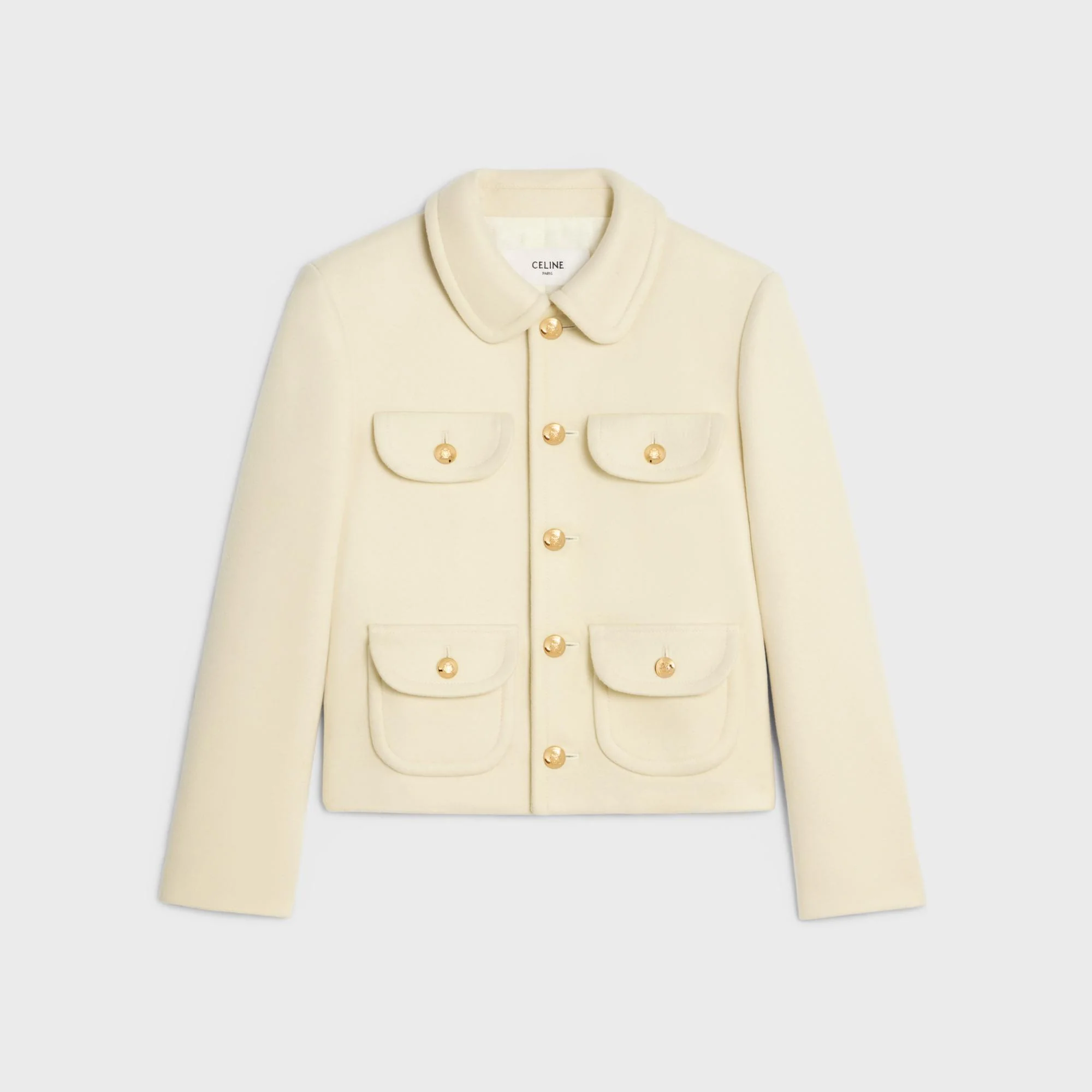 Veste Col Claudine - Off White
