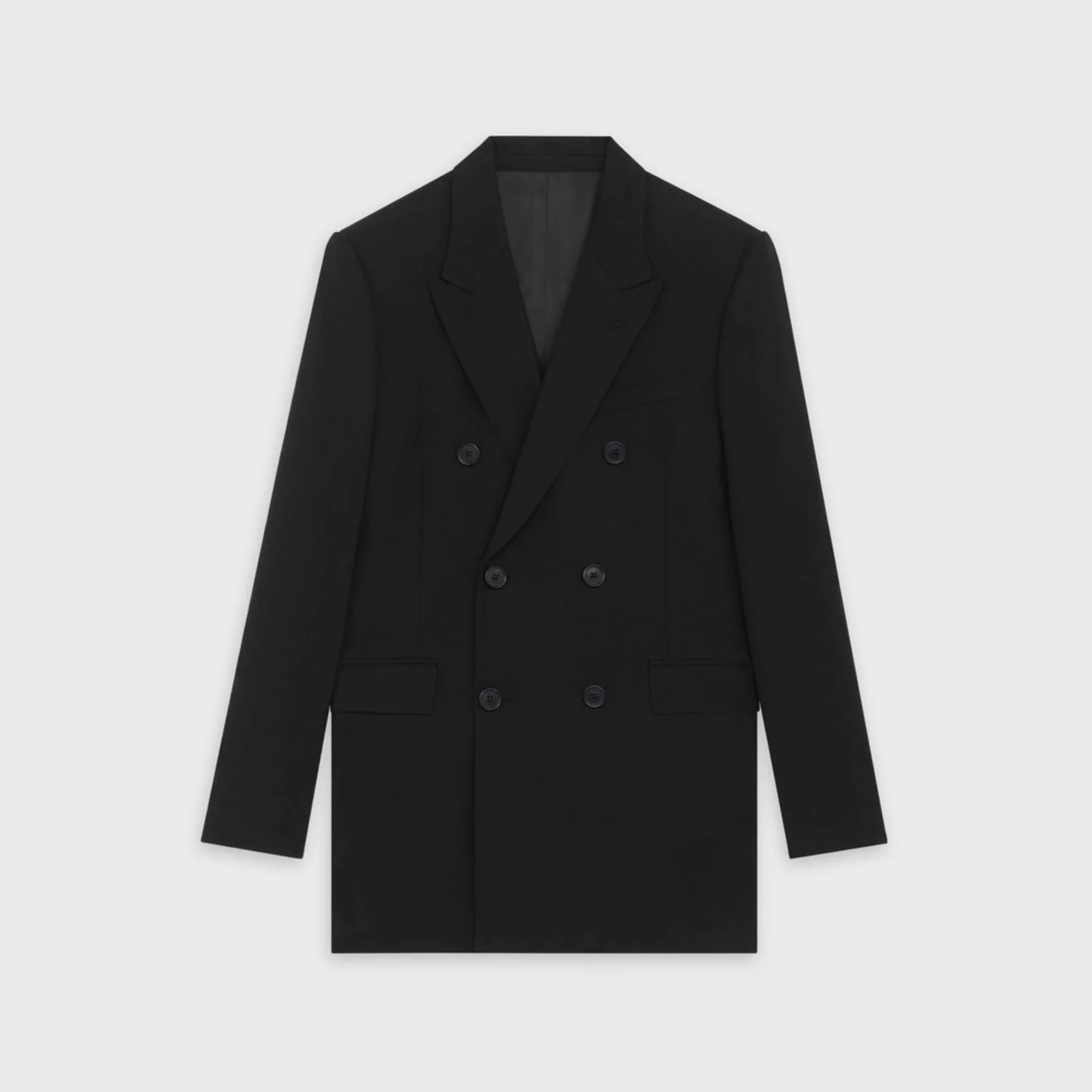 Classic Crossed Jacket 6B - Black - Image 3