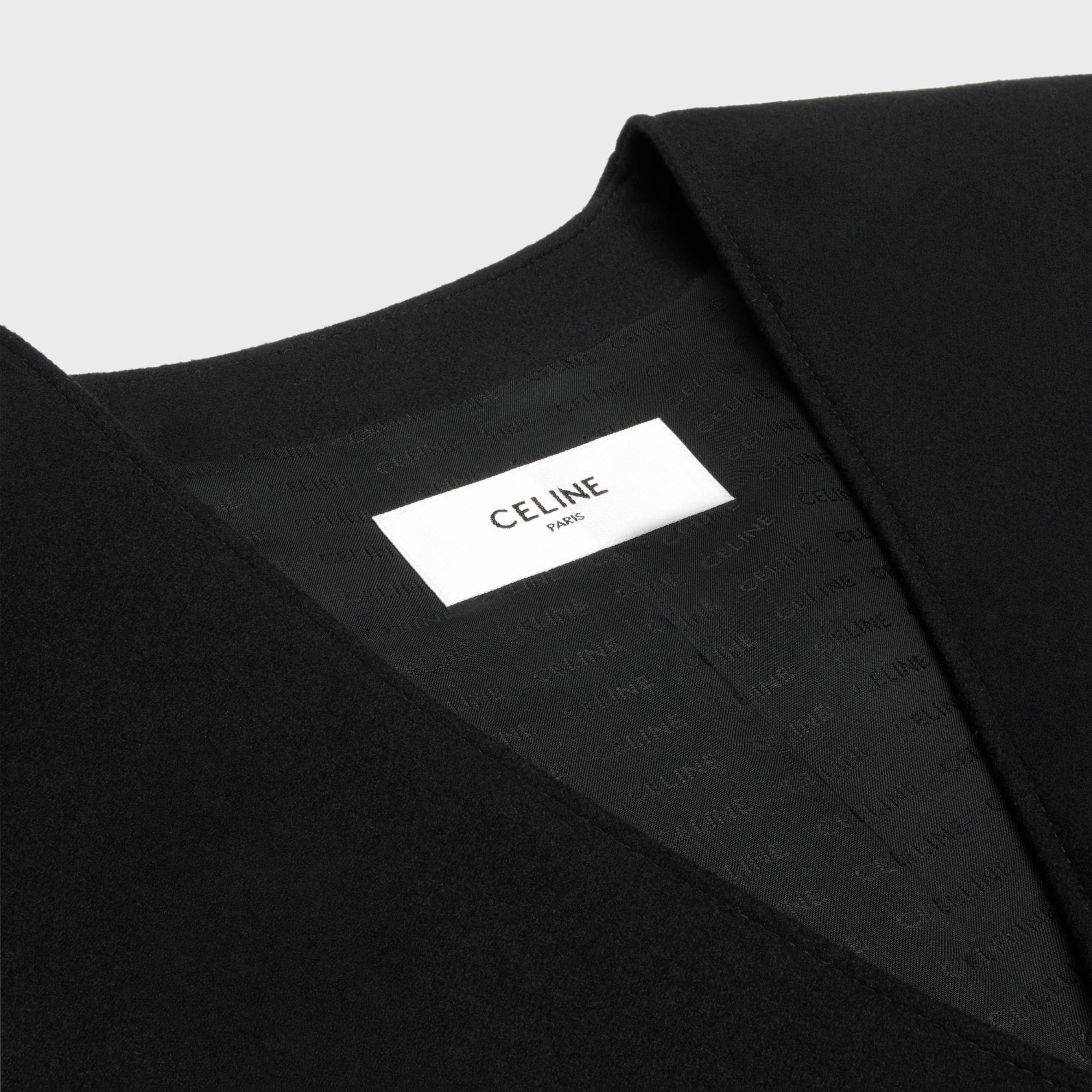 Veste Chasseur Col V - Black - Image 3