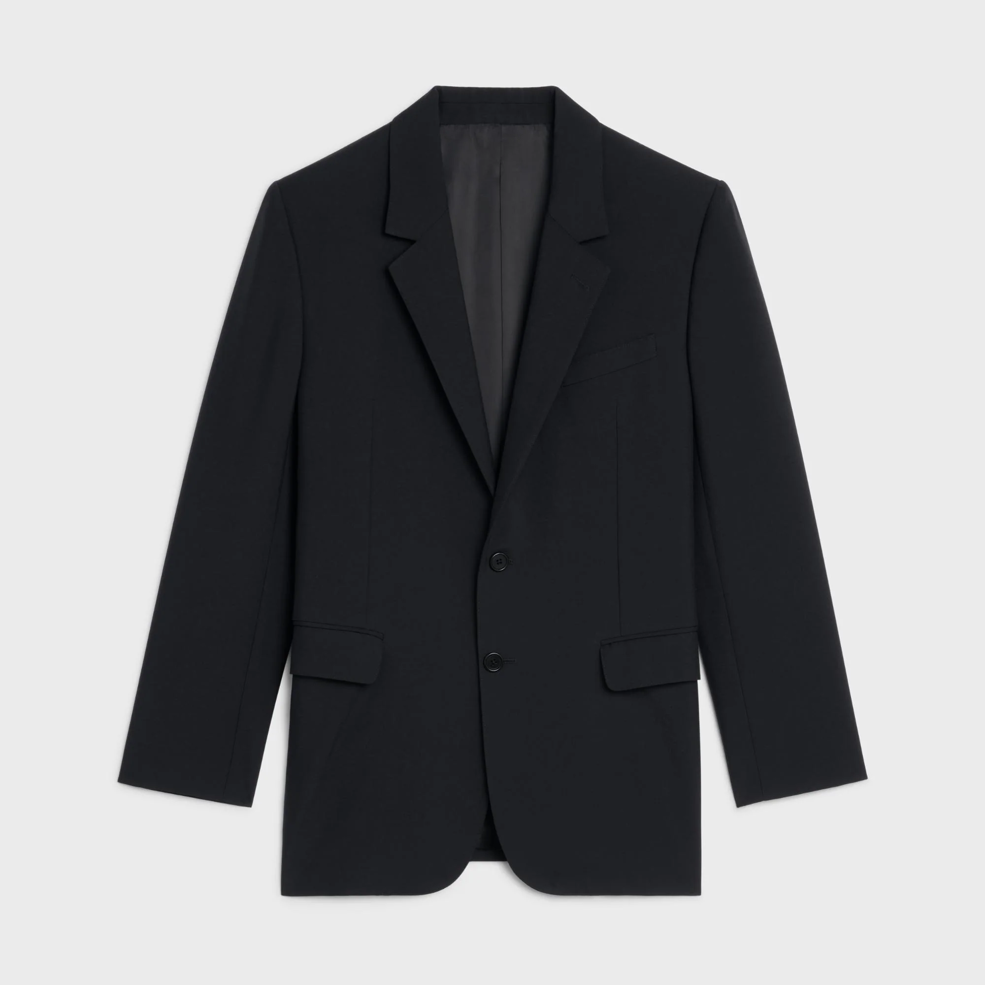 Jude 2B Straight Collar Jacket - Black