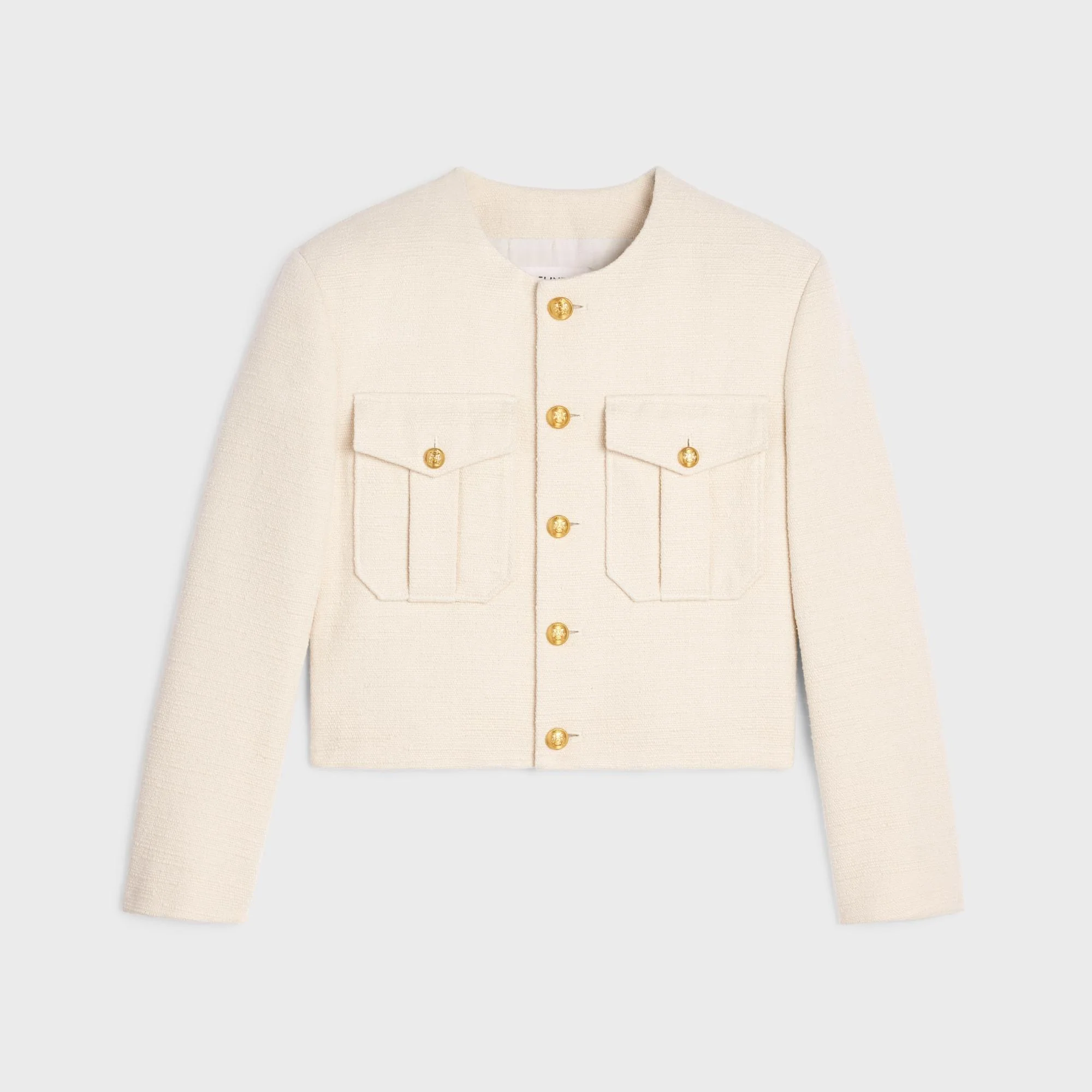 Veste Officier Cropped - Vanilla